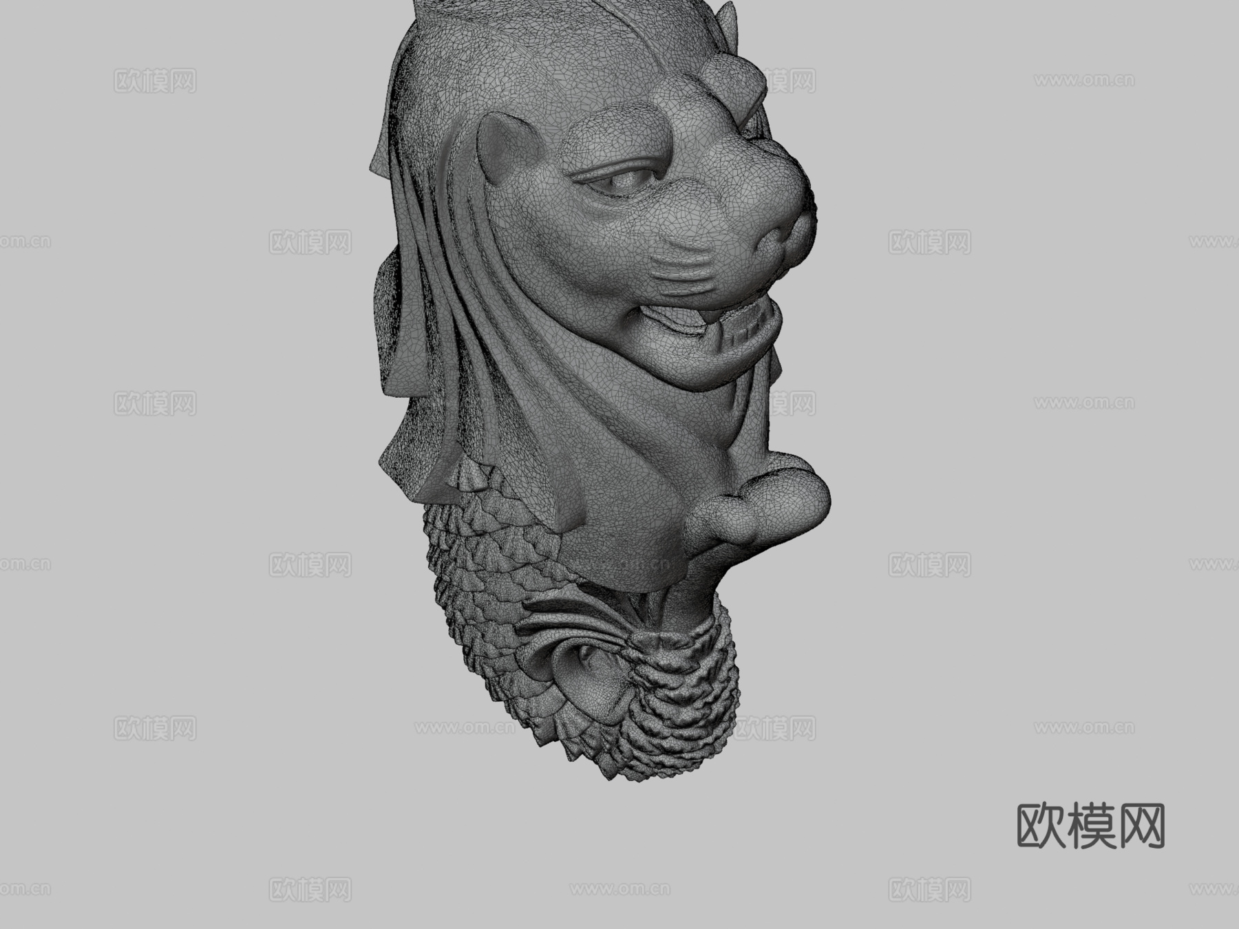 狮子3d模型