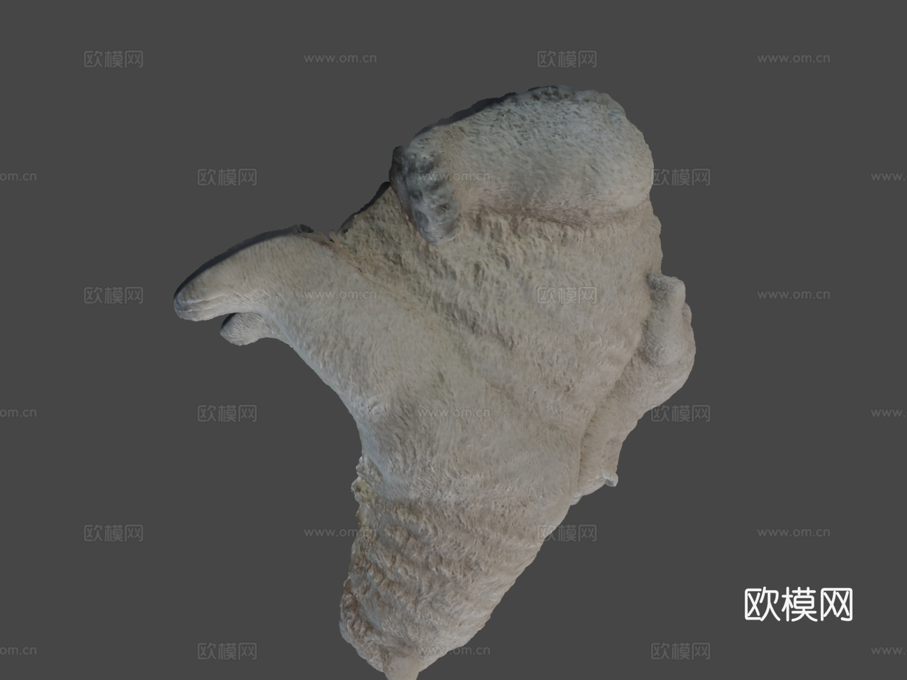 北极熊装饰品3d模型