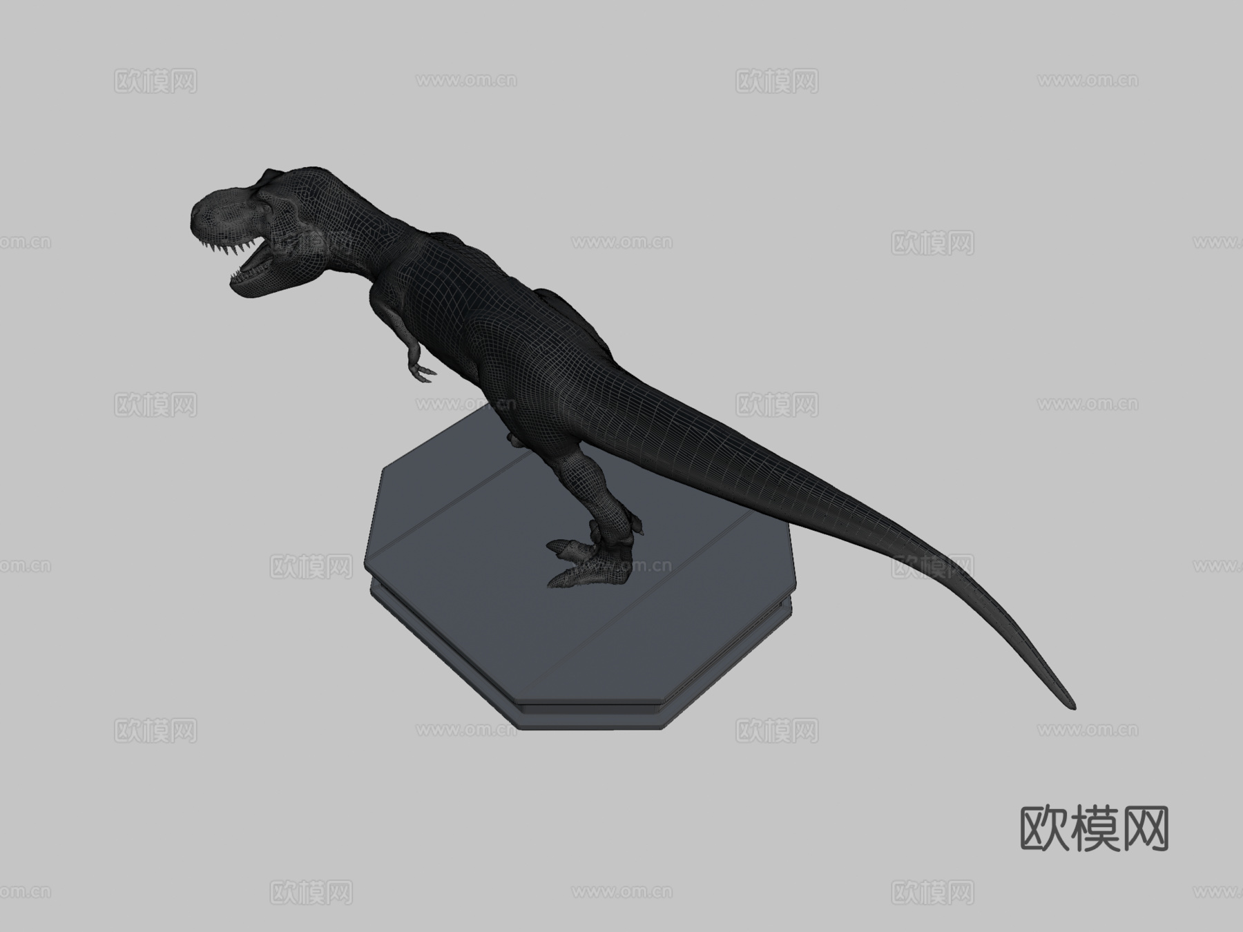 暴龙3d模型