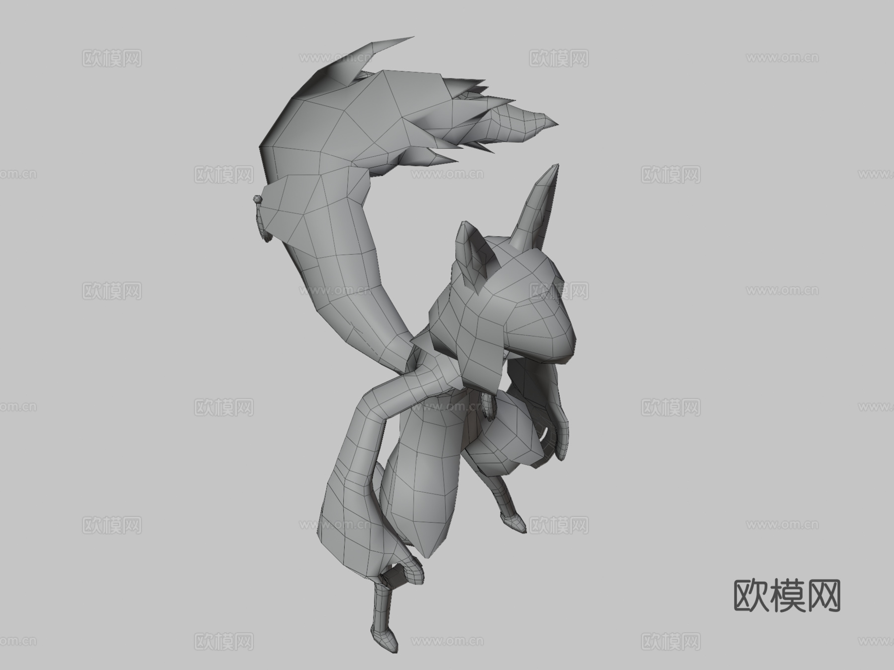 毛茸茸卡维库3d模型