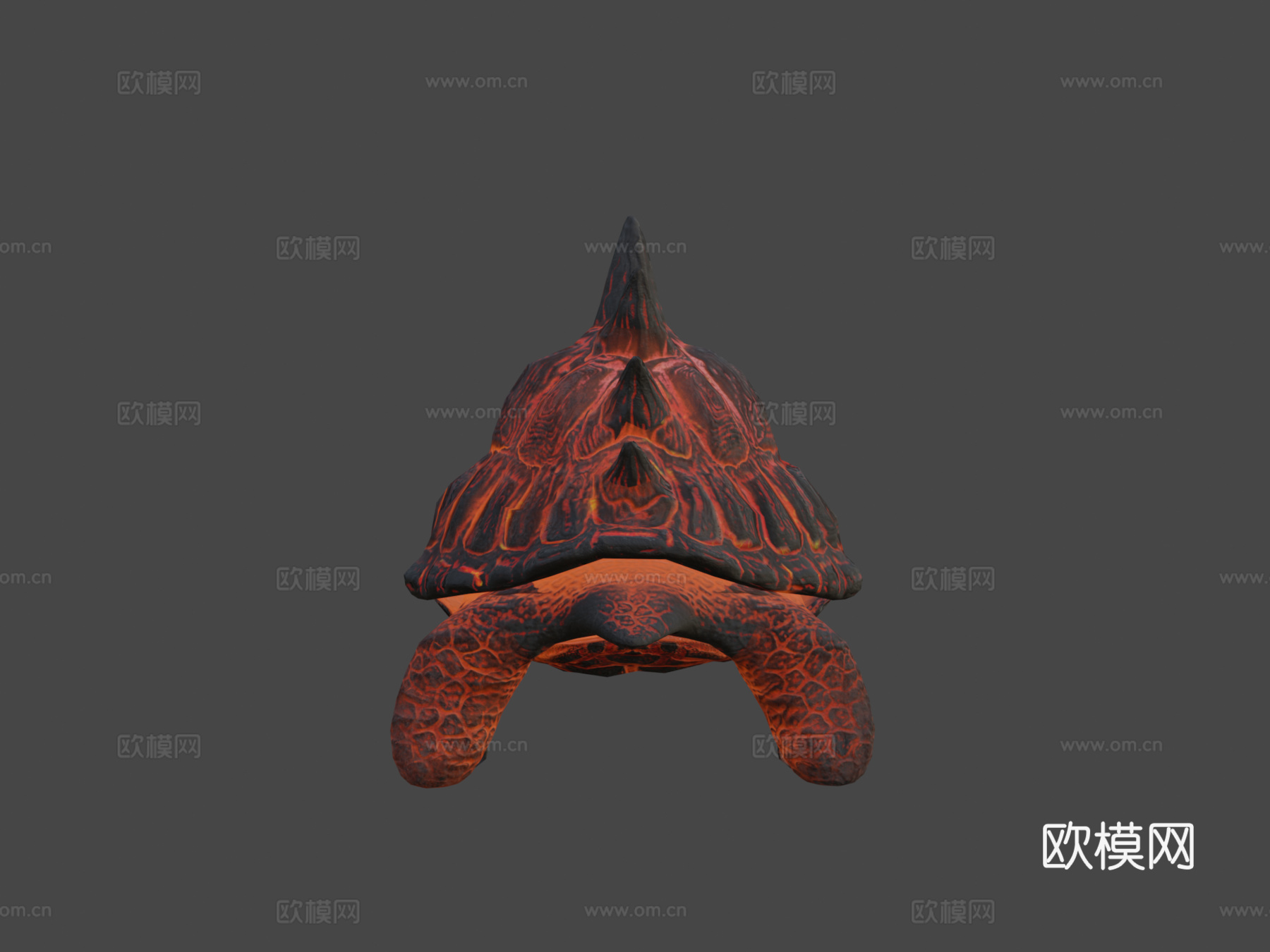 熔岩龟动画3d模型