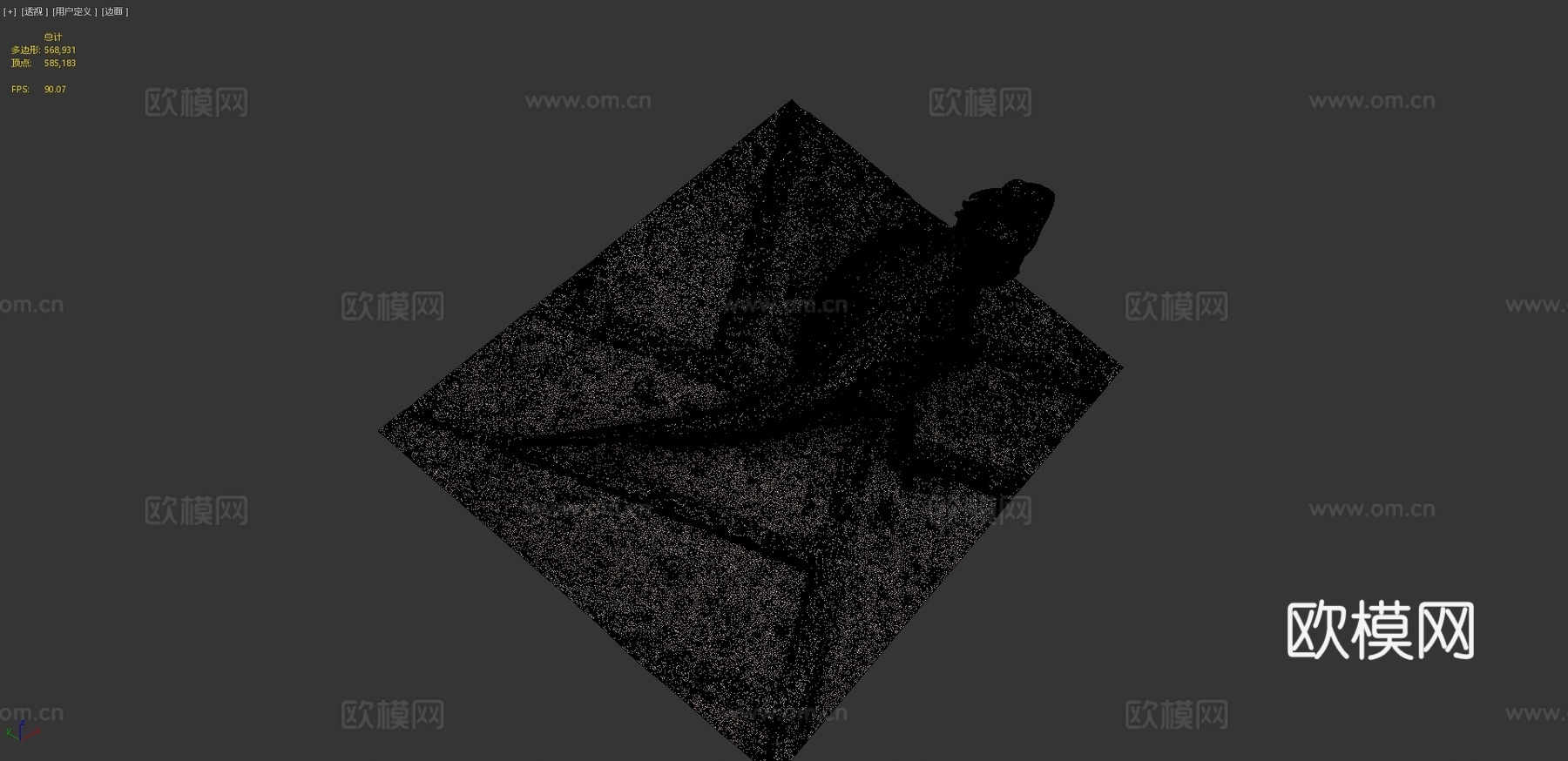 鬃狮蜥3d模型