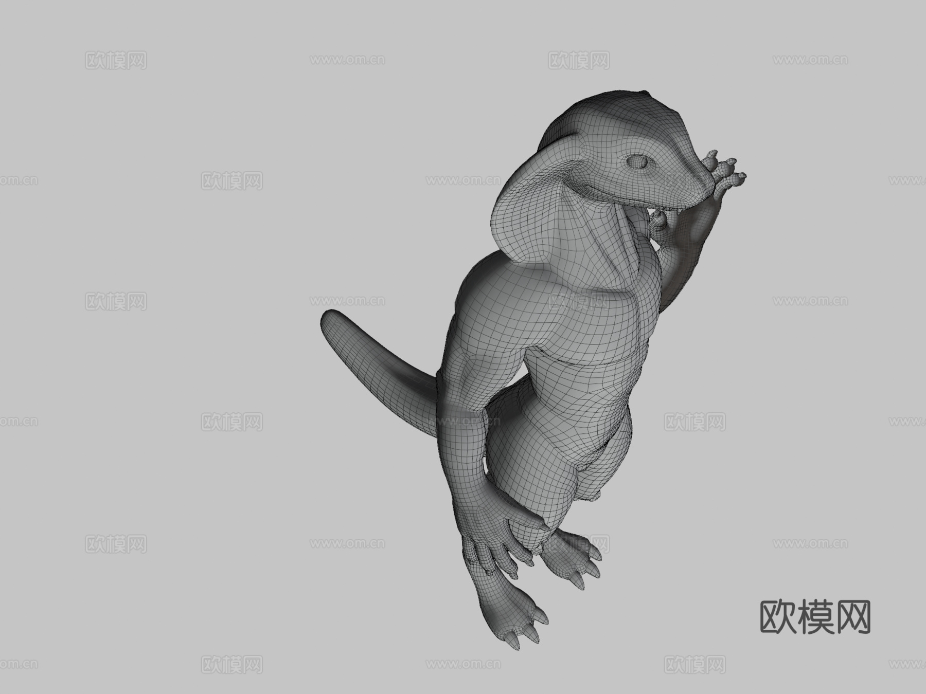 拟人蛇模型3d模型