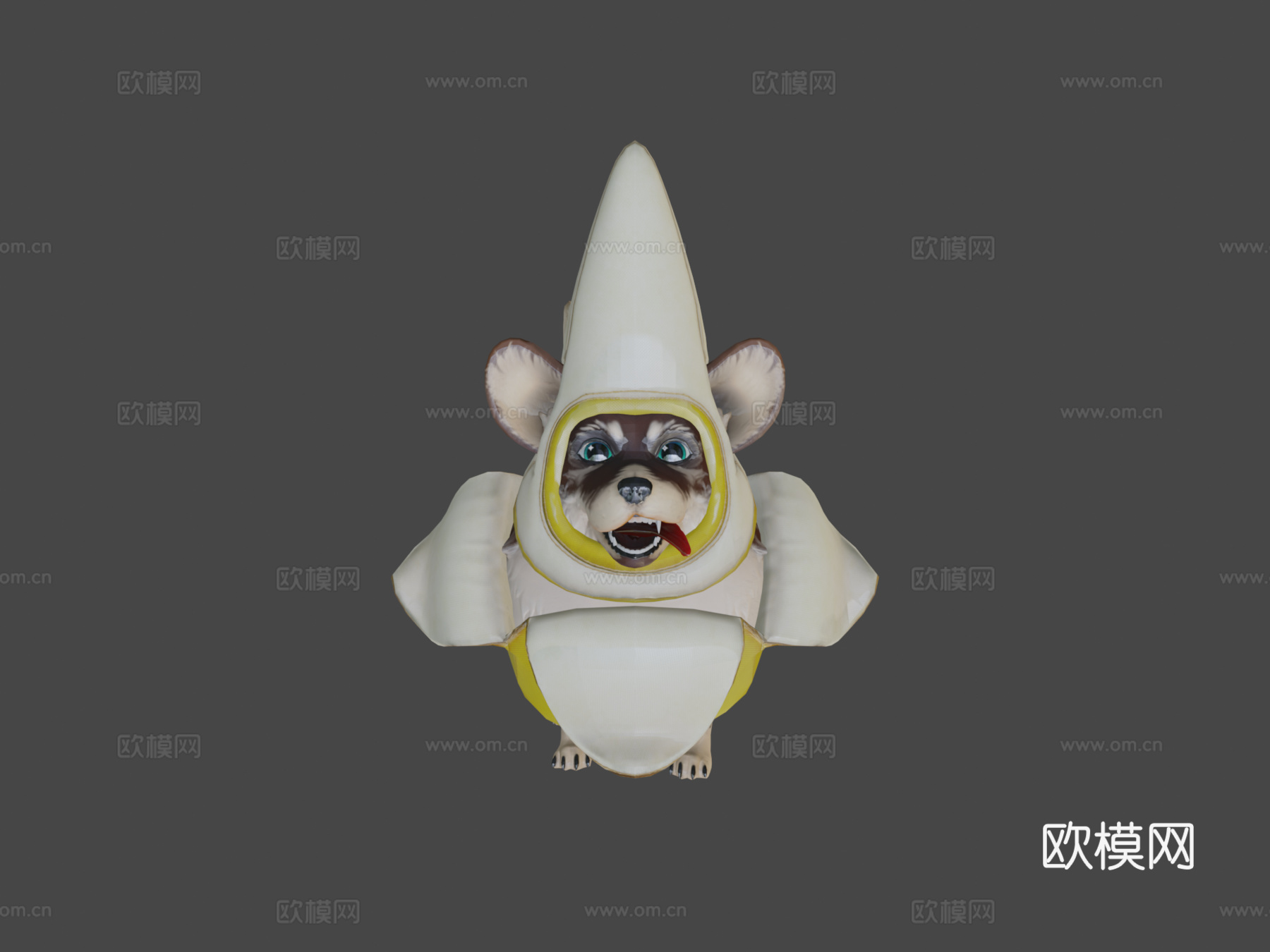 柯基香蕉扩展包3d模型
