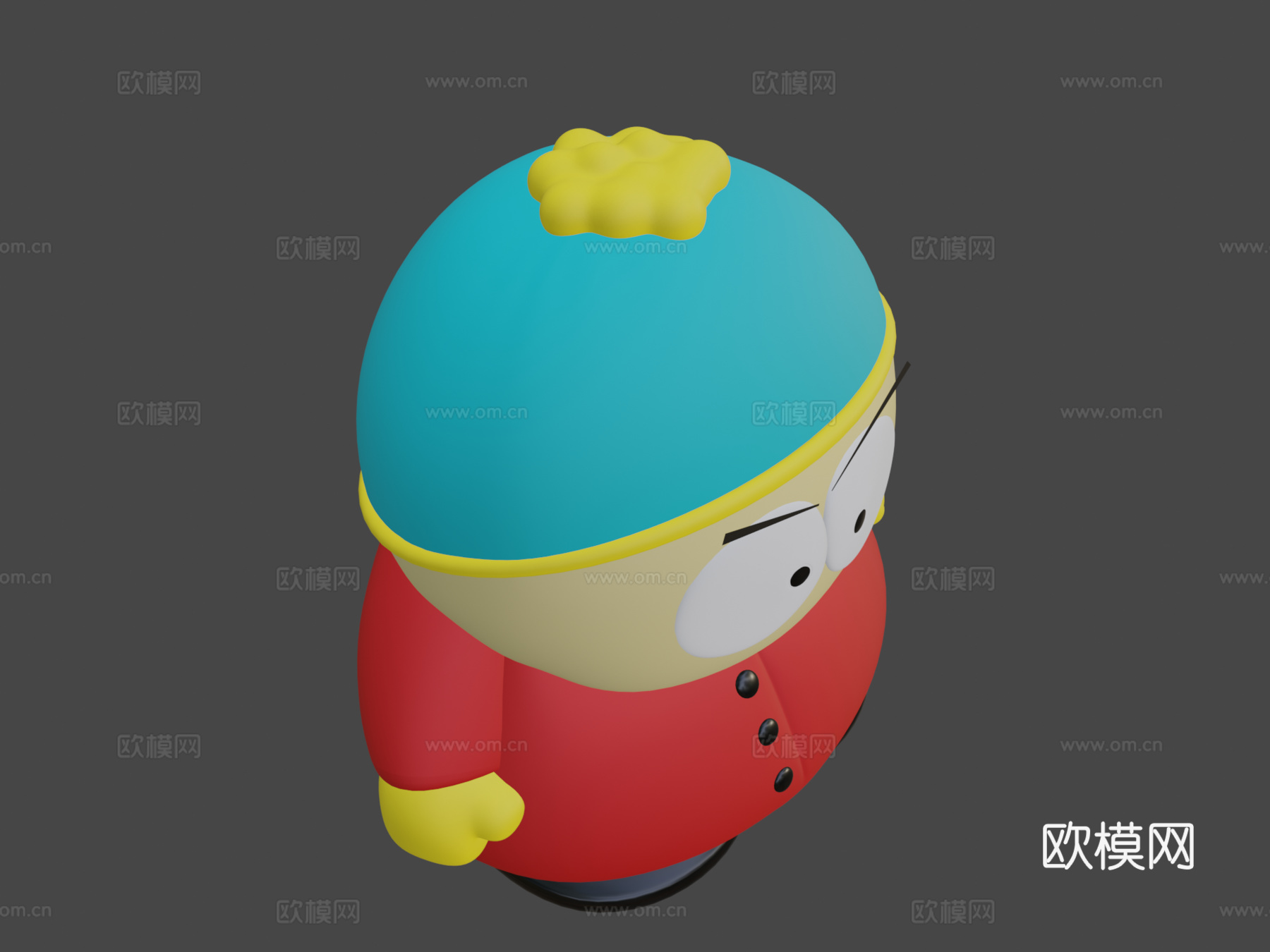 埃里克·卡特曼-《南方公园》3d模型