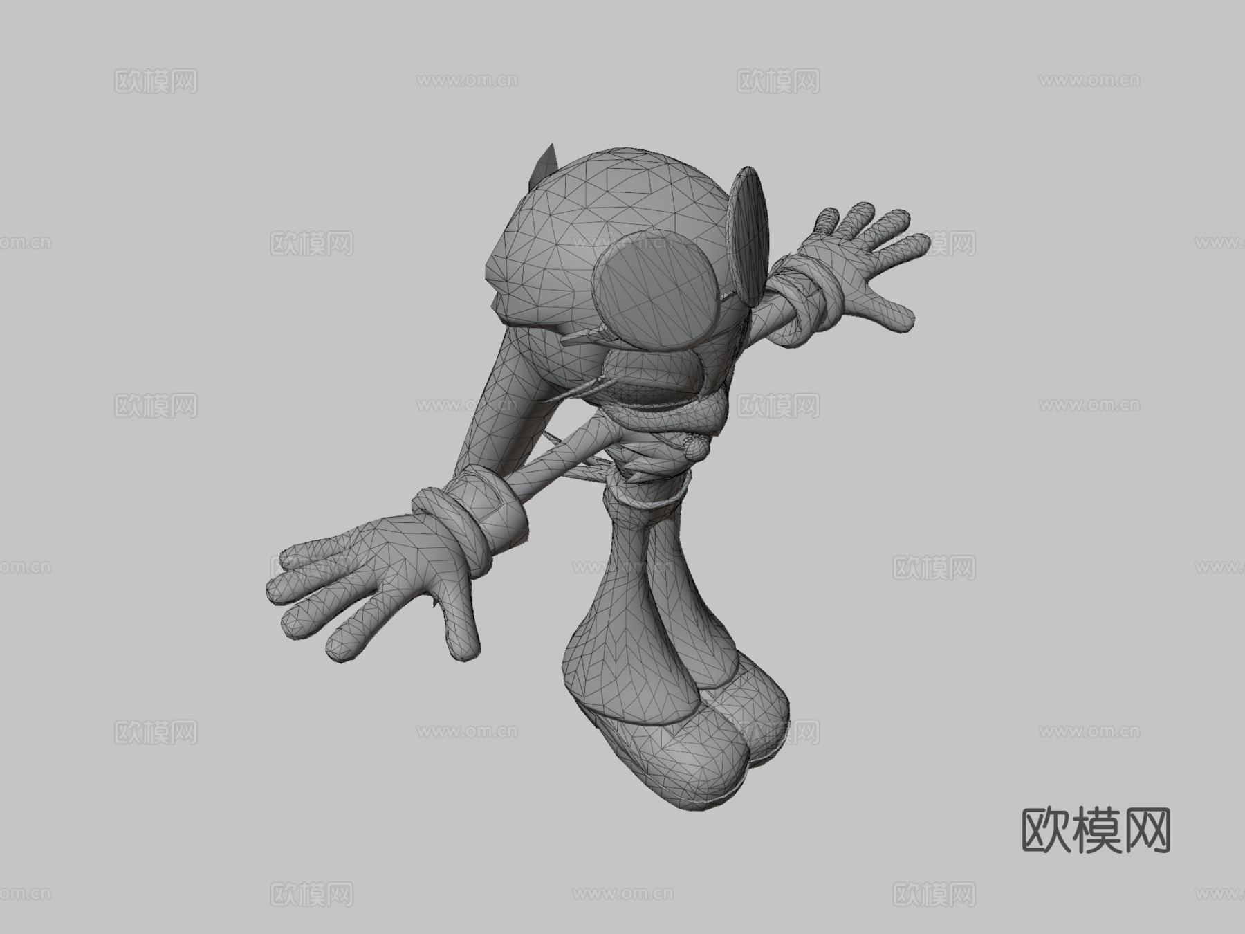 燕子波浪3d模型