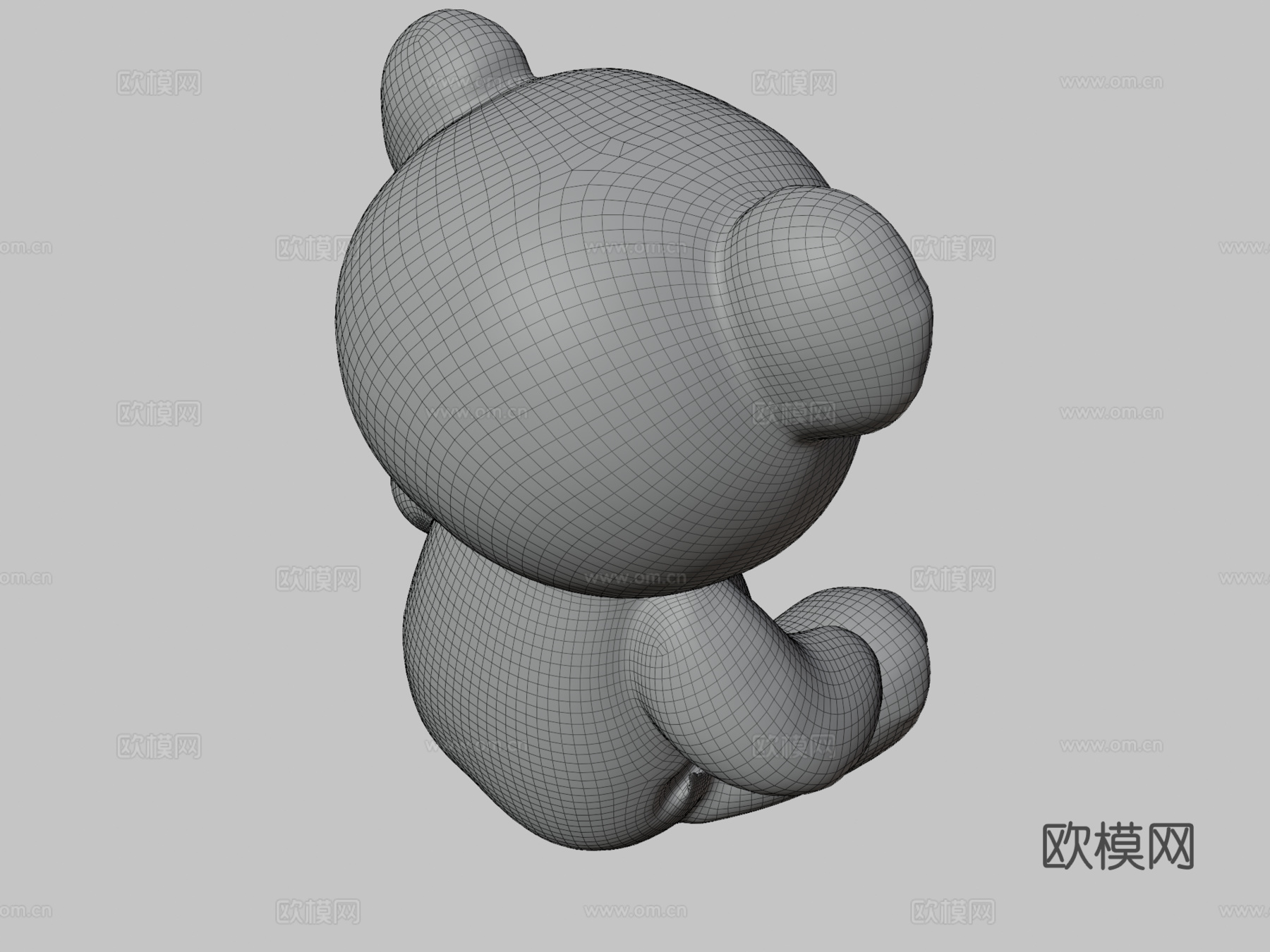 泰迪熊3d模型