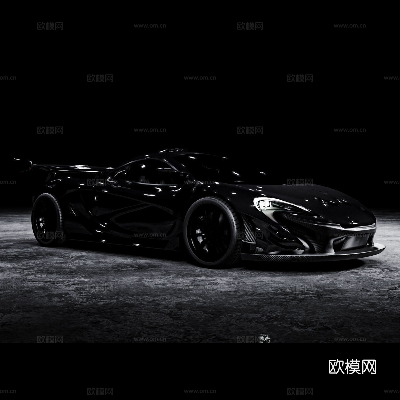 迈凯伦 P1 轿跑3d模型