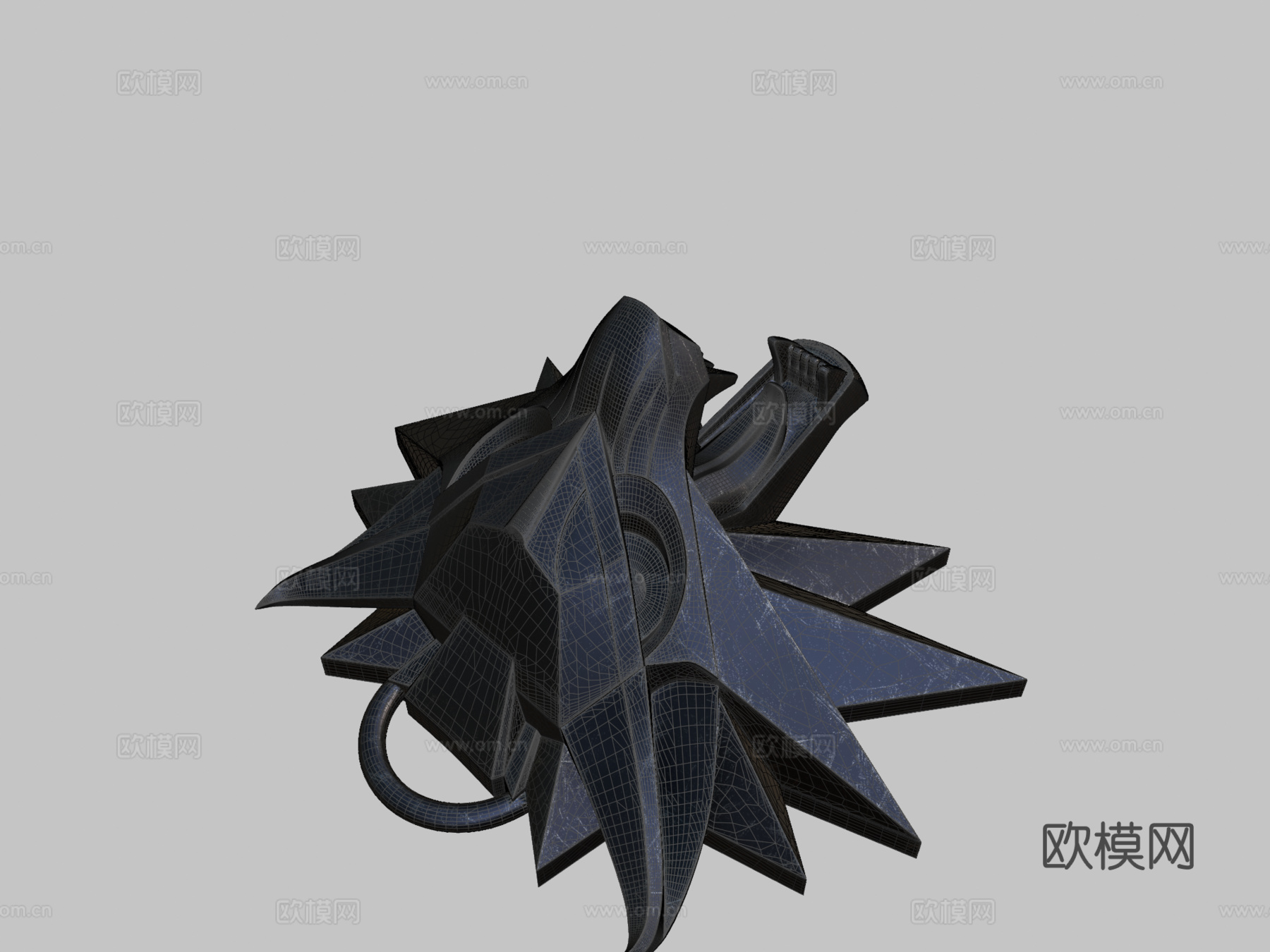 巫师徽章3d模型
