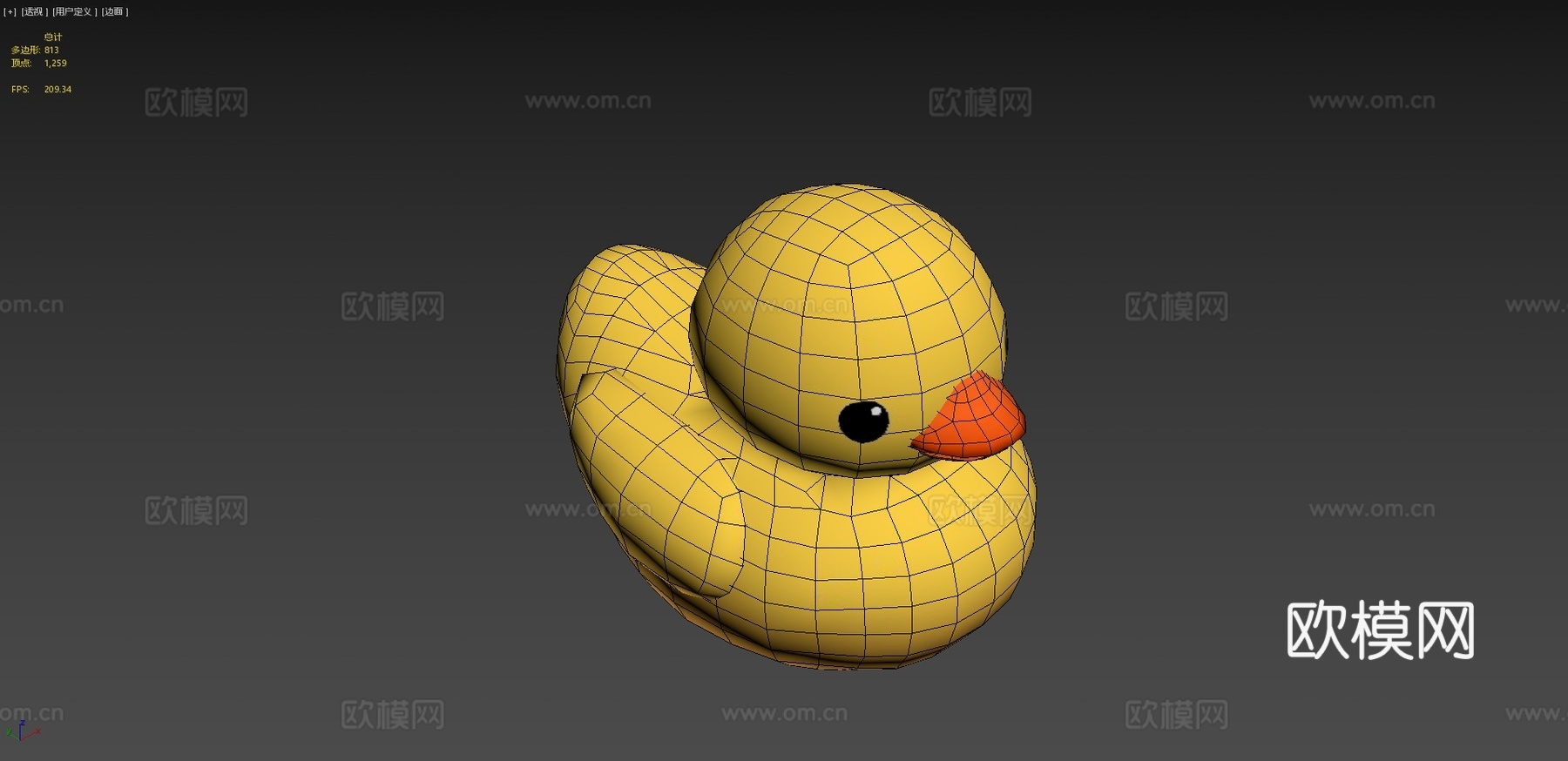 黄色橡皮鸭?3d模型