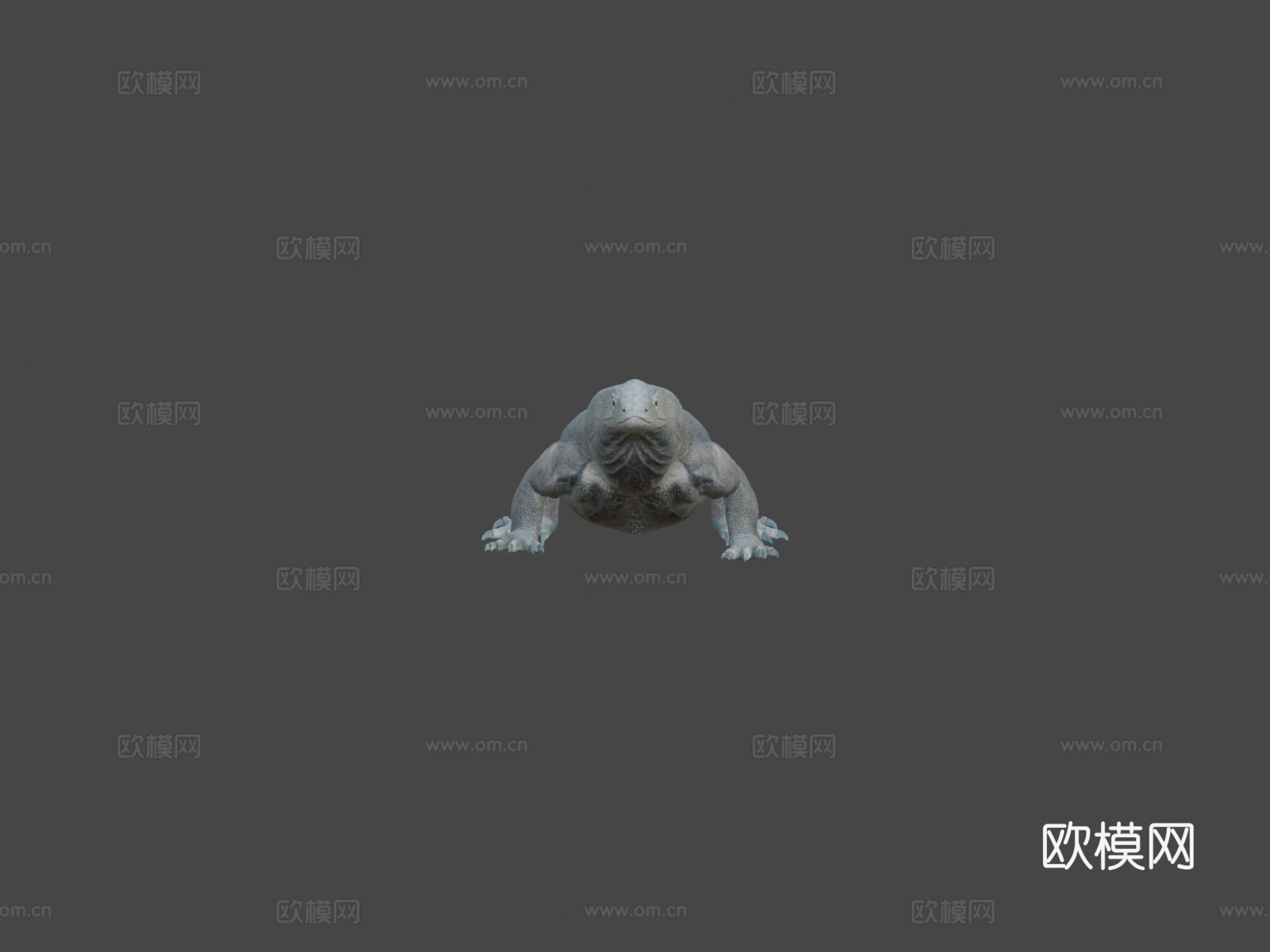 科莫多龙3d模型