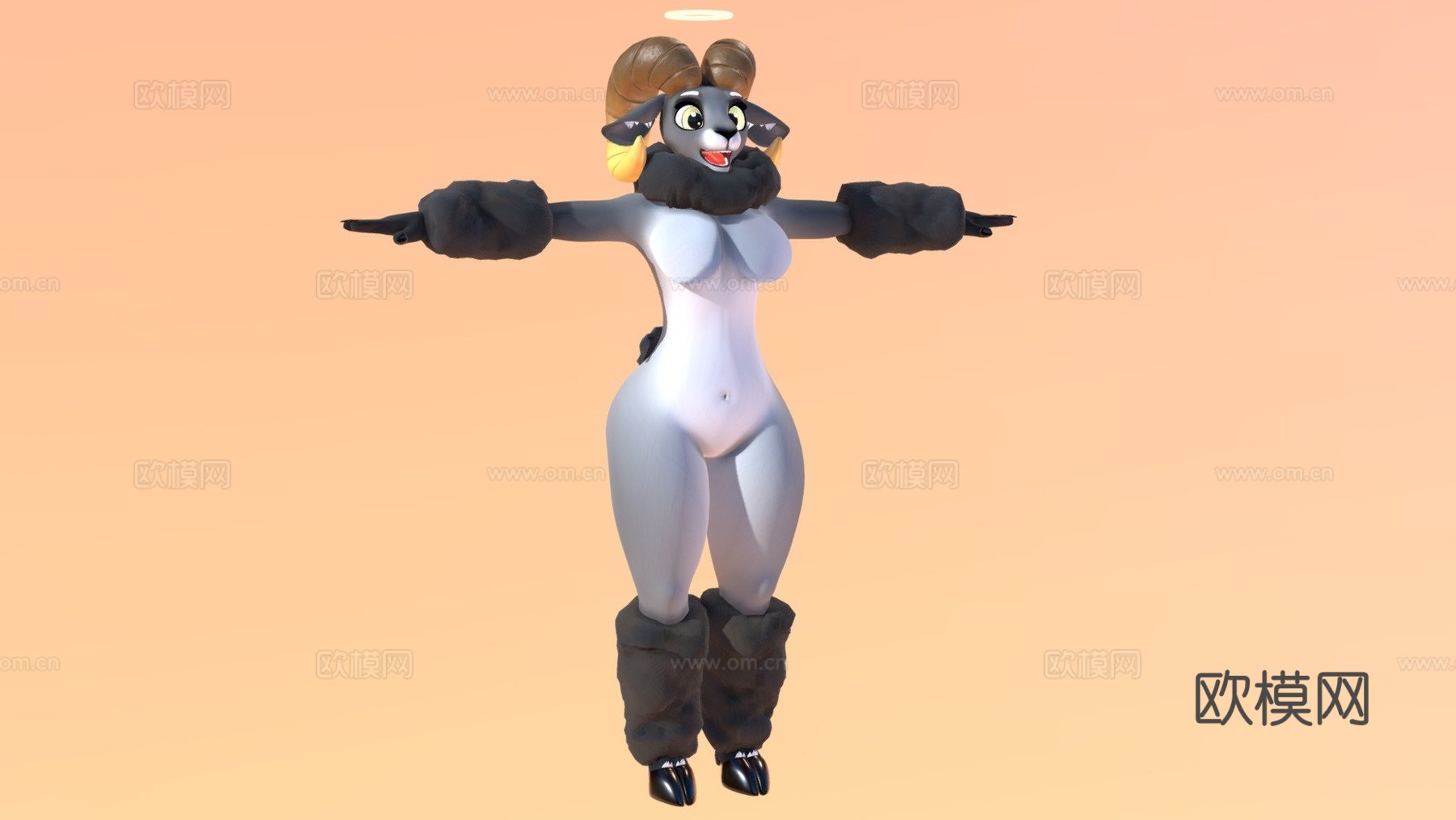 绵羊-VRChat与VTuber虚拟形象3d模型