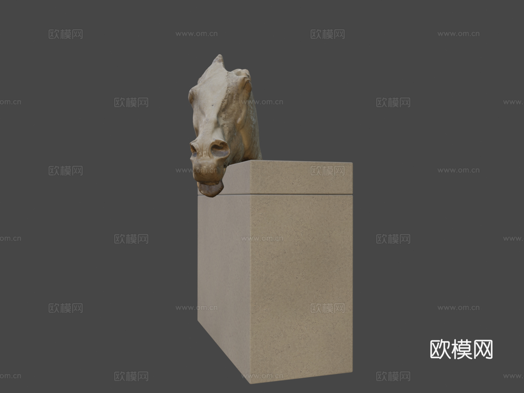 大英博物馆马头3d模型