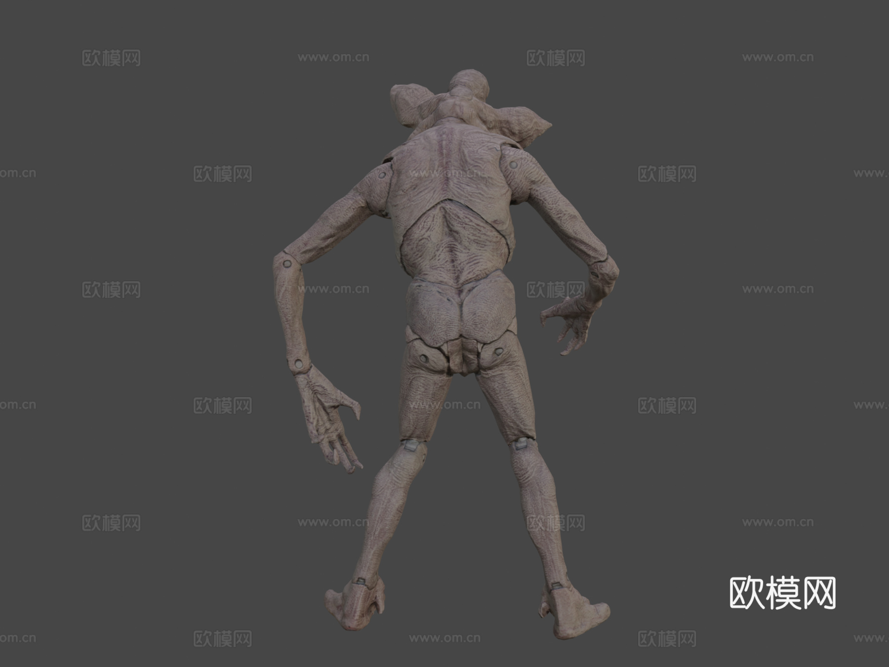 怪奇物语魔王可动人偶3d模型