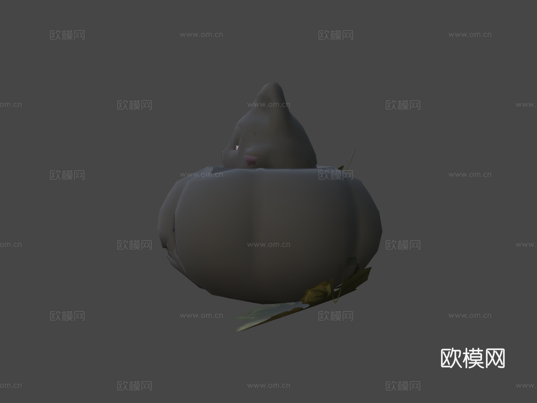 卡通形象猫3d模型