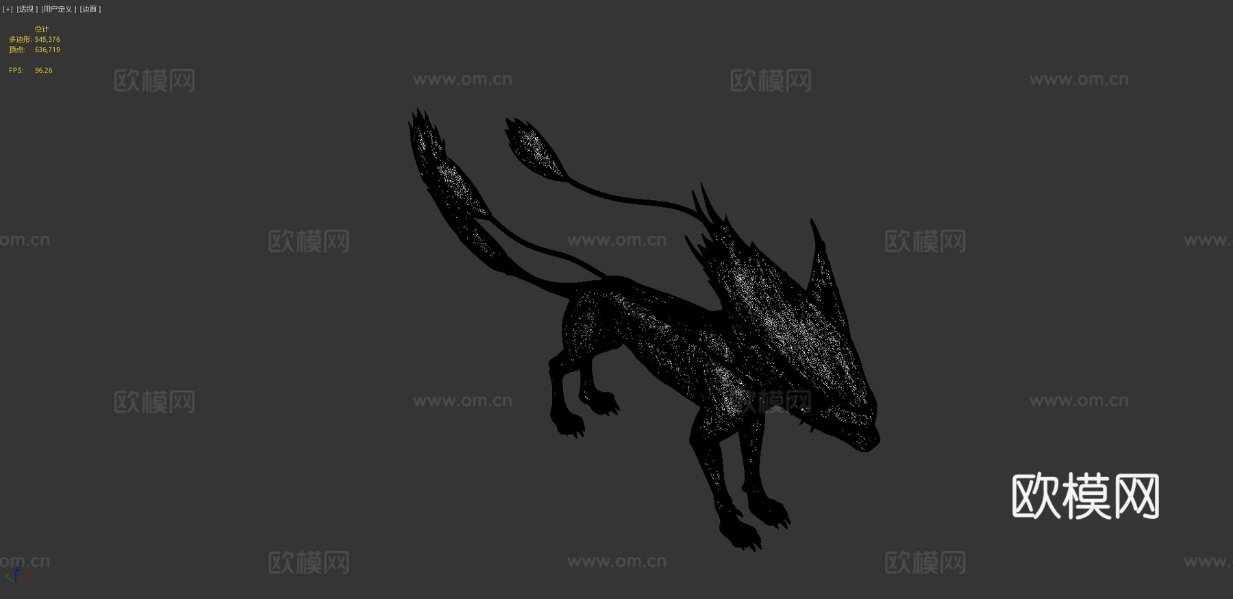 弗兰西猫3d模型