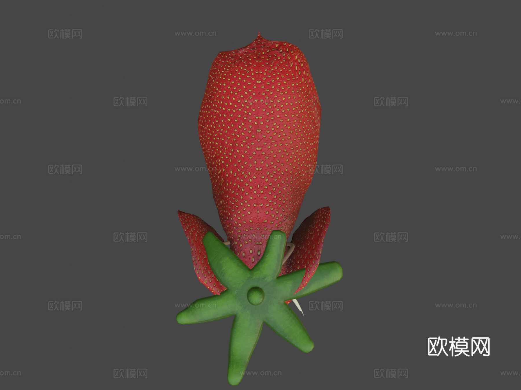 草莓大象3d模型