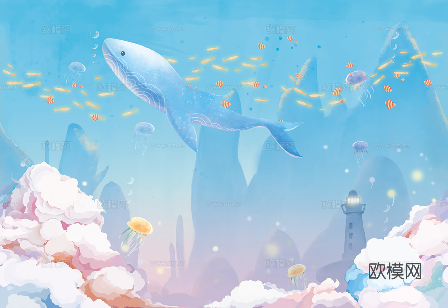 现代 简约 可爱 儿童壁纸 墙布下载