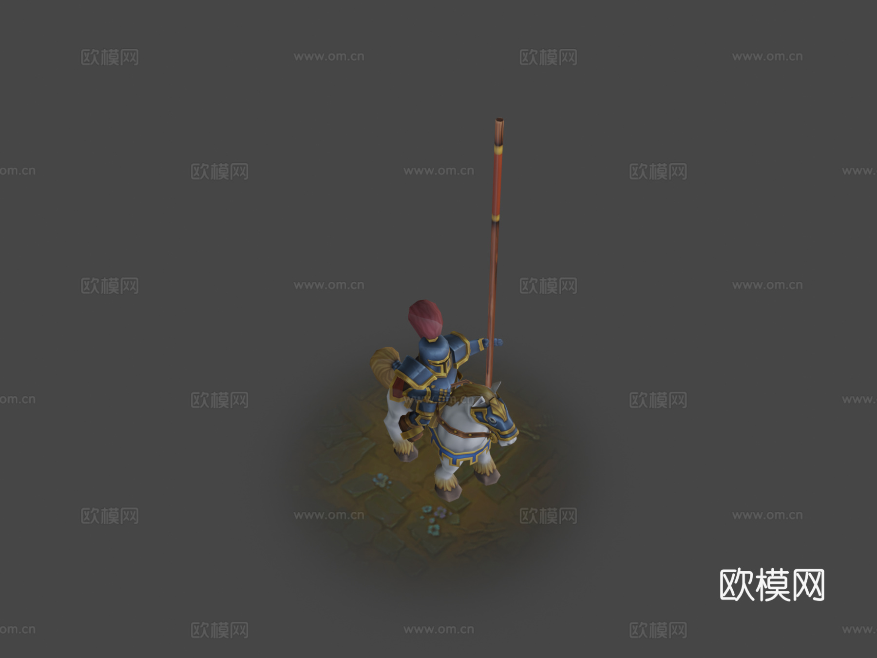 骑士动画角色3d模型