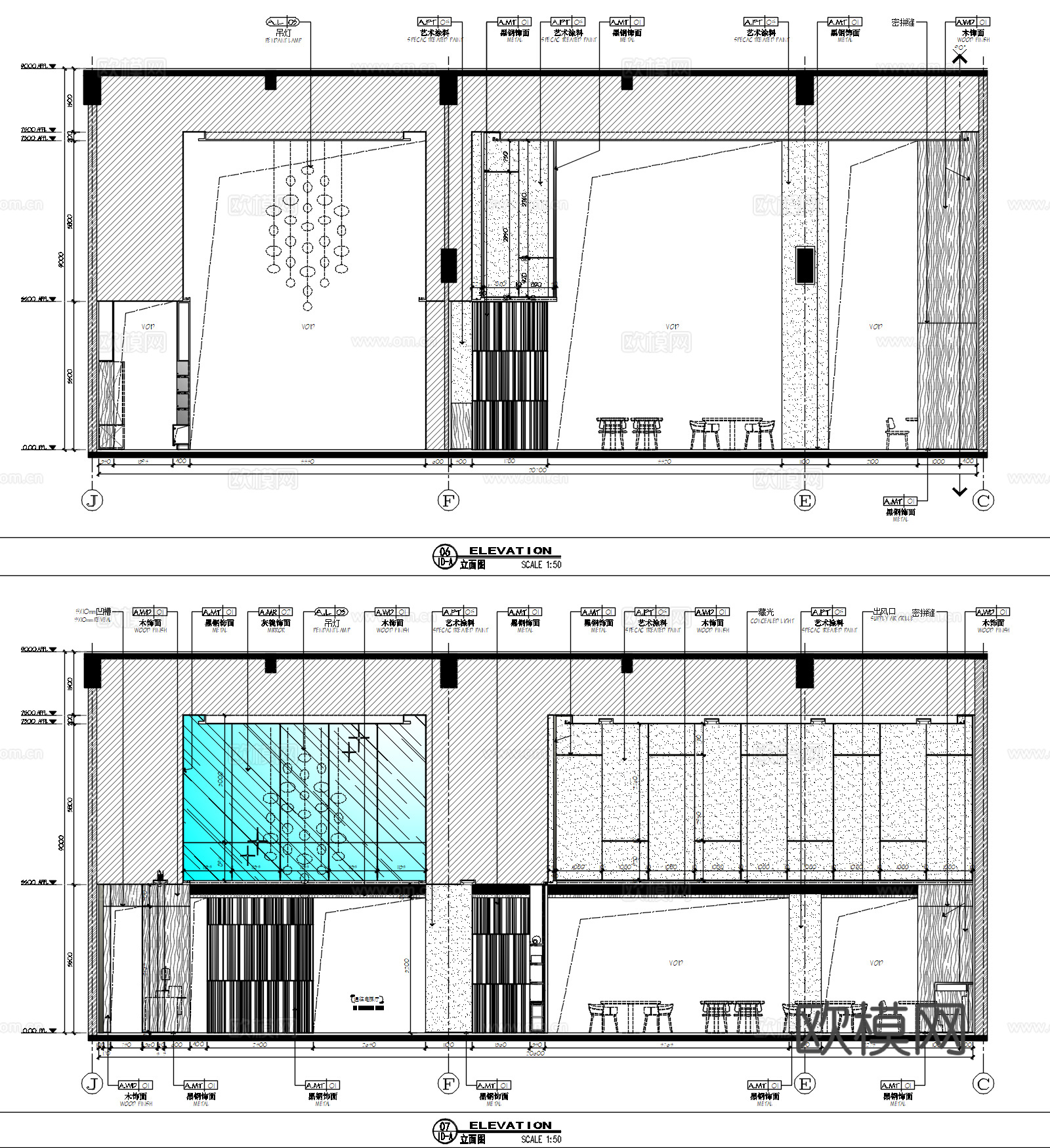 【PLD】南宁万枫酒店丨施工图丨摄影cad施工图