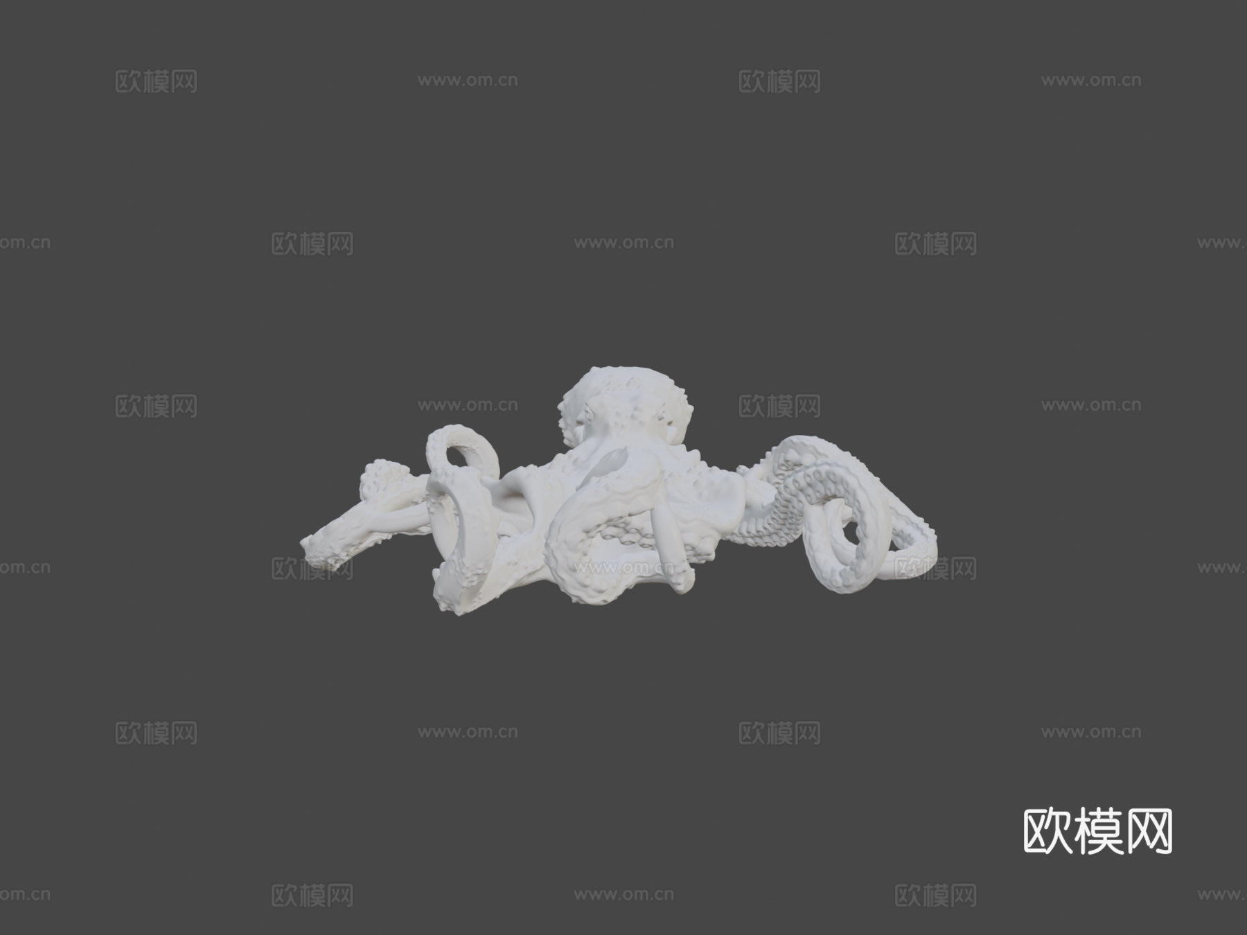 章鱼吊坠3d模型