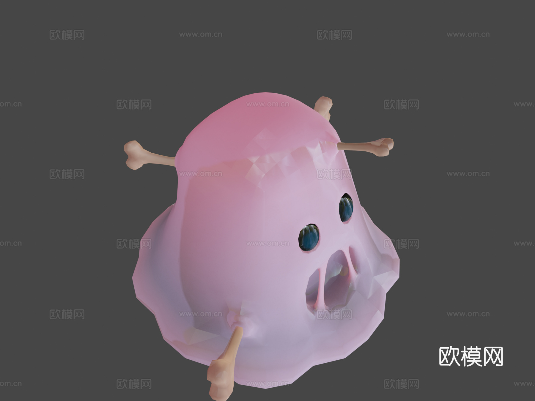 可爱史莱姆3d模型