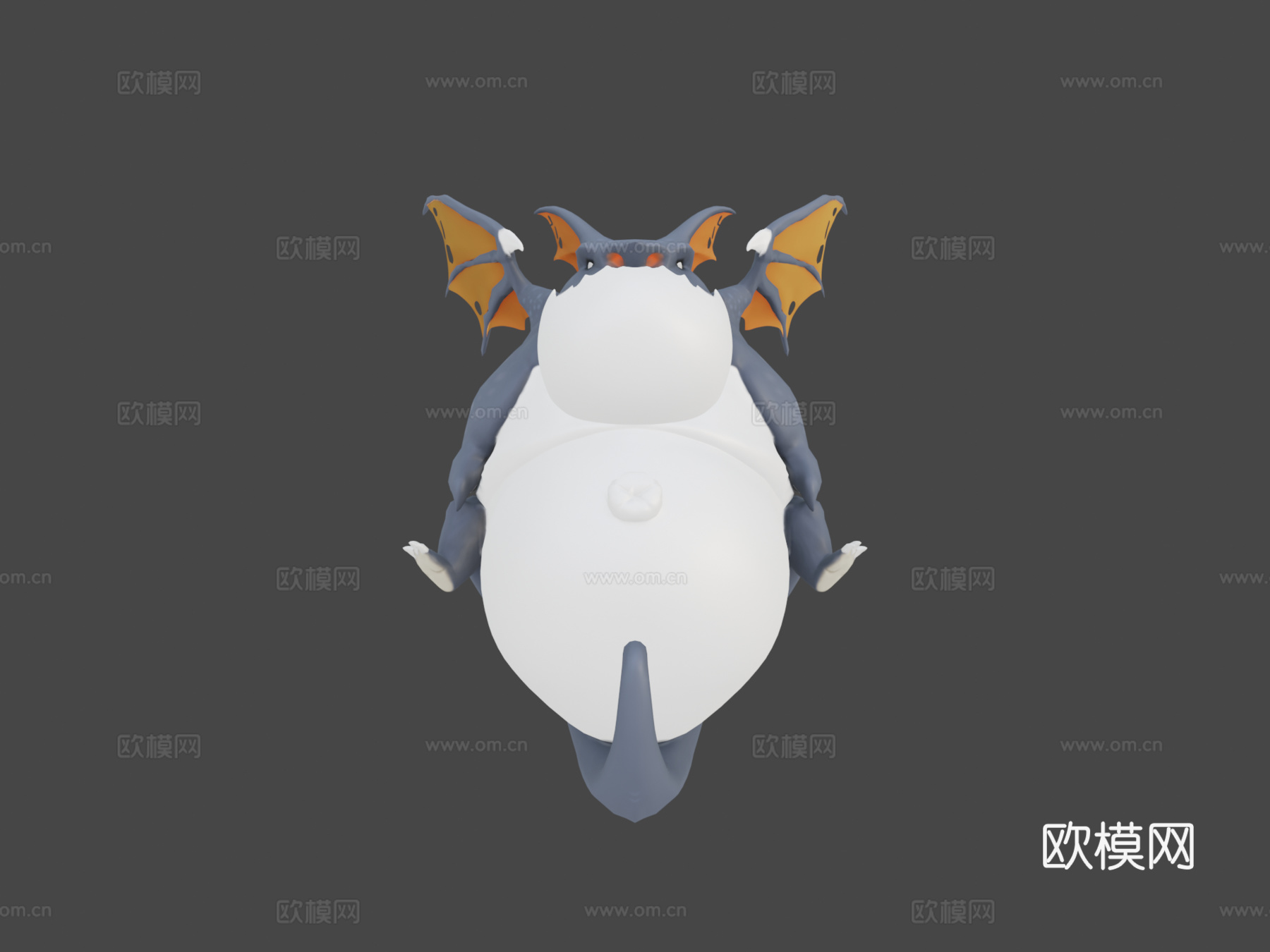 胖龙德雷戈3d模型