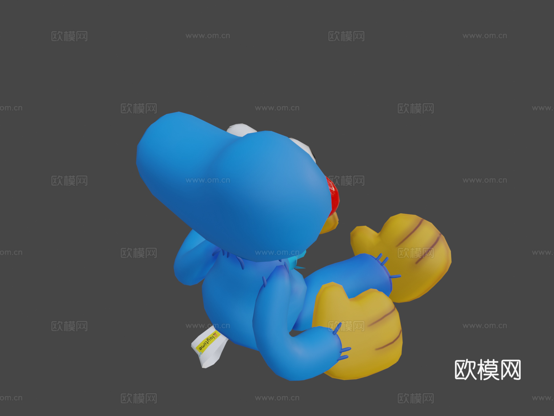 抱抱毛绒3d模型