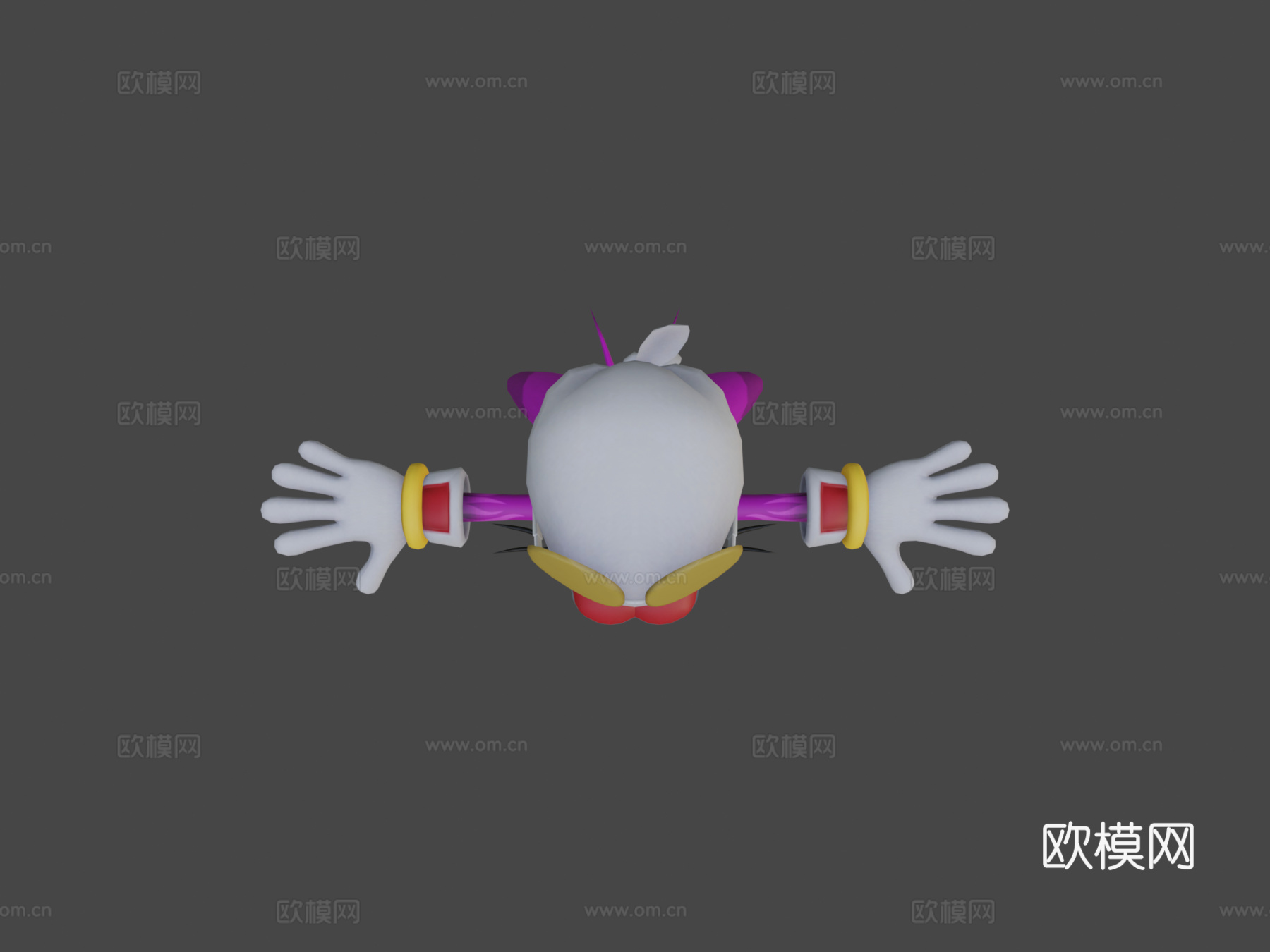 燕子波浪3d模型