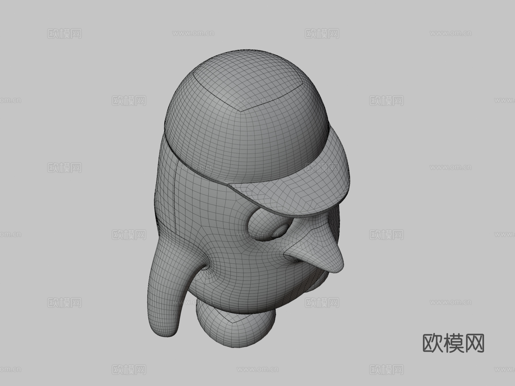 玩具企鹅3d模型