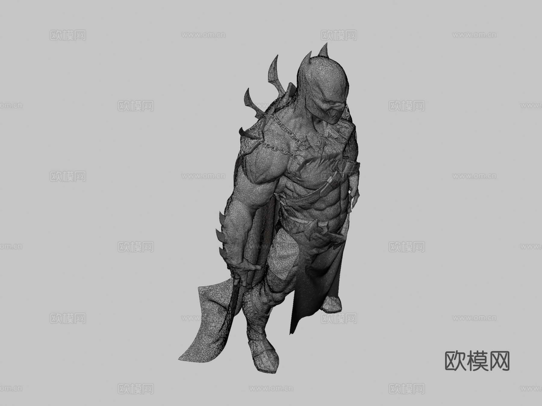 黑暗骑士3d模型