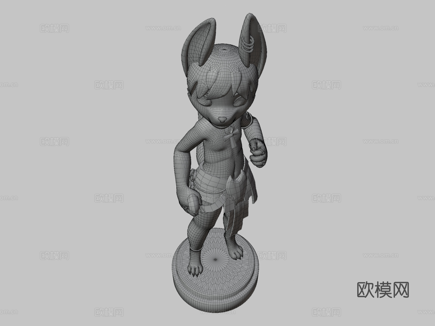 豺狼3d模型