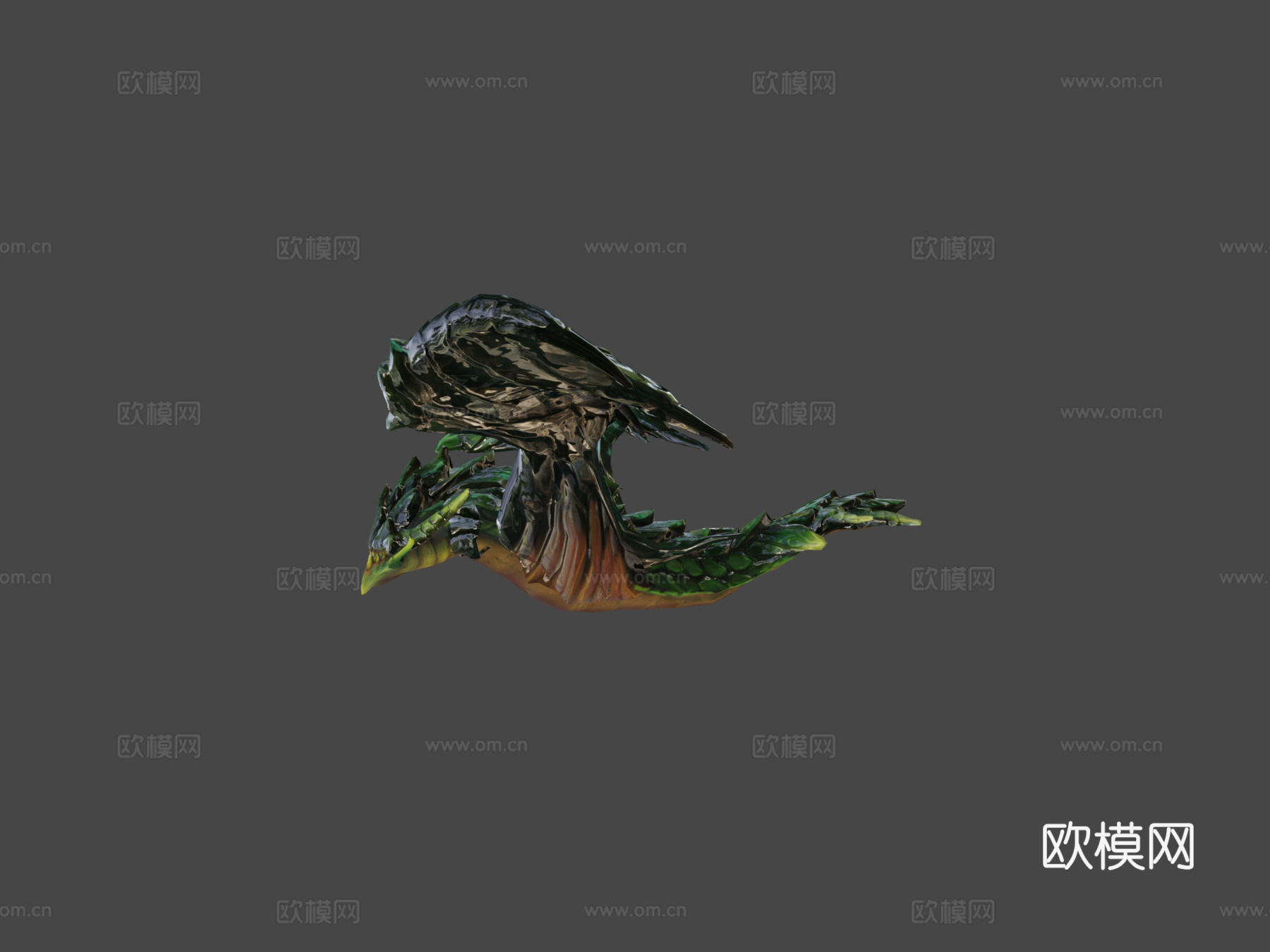 恶毒斯莱特林,Dota2蝮蛇套装3d模型
