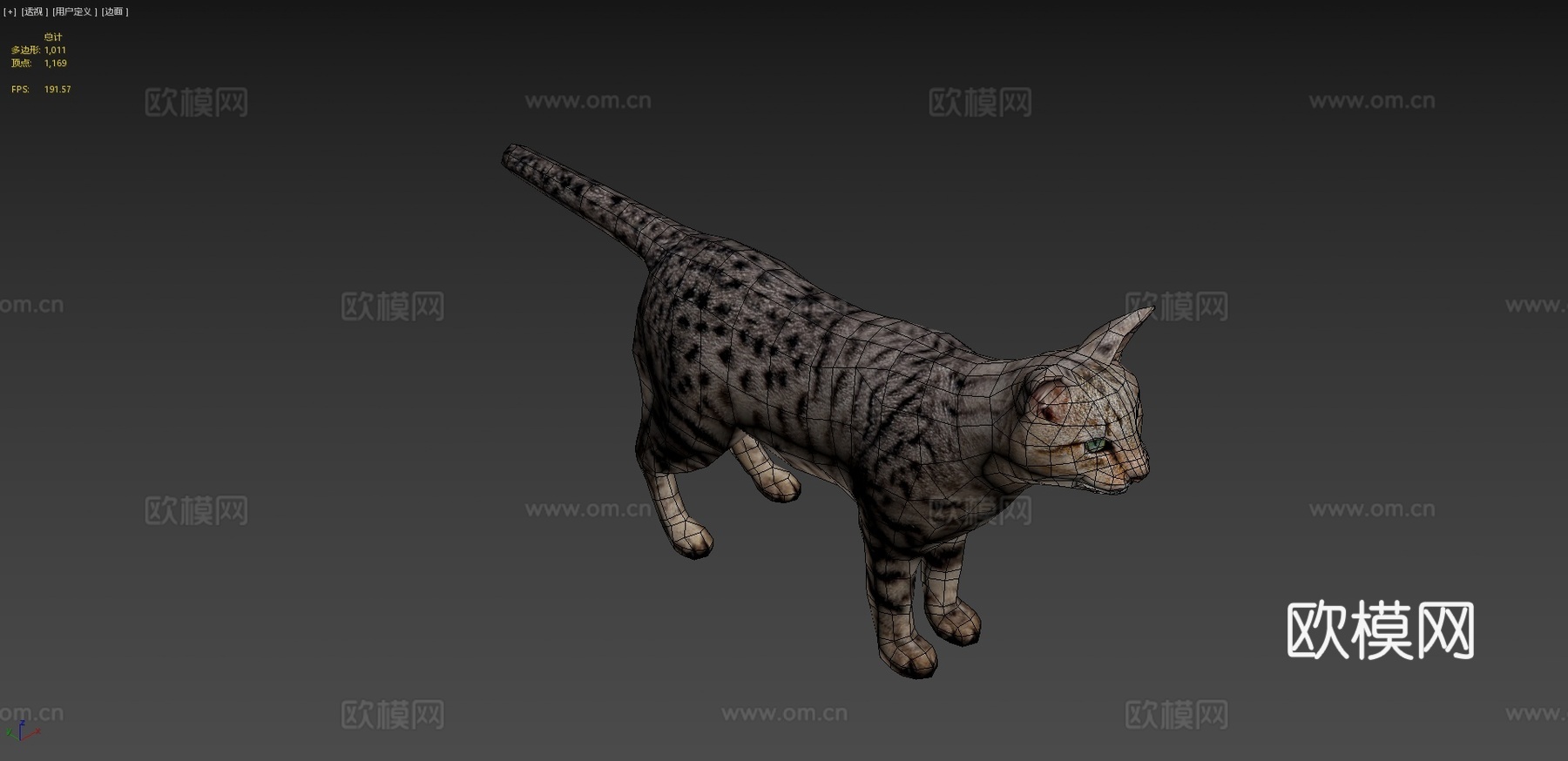 DRT-家养动物-猫3d模型