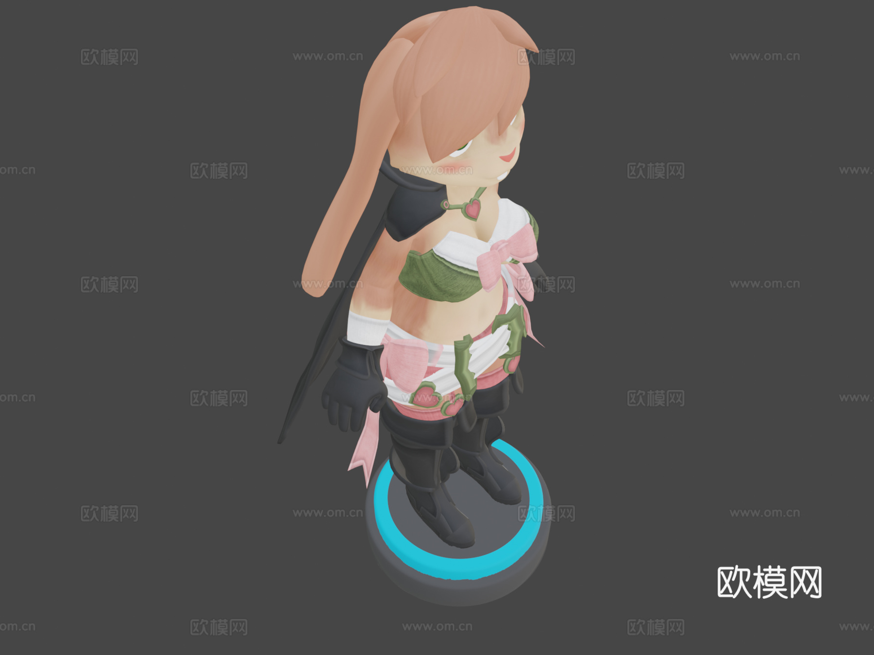 阿什莉巫师套装3d模型