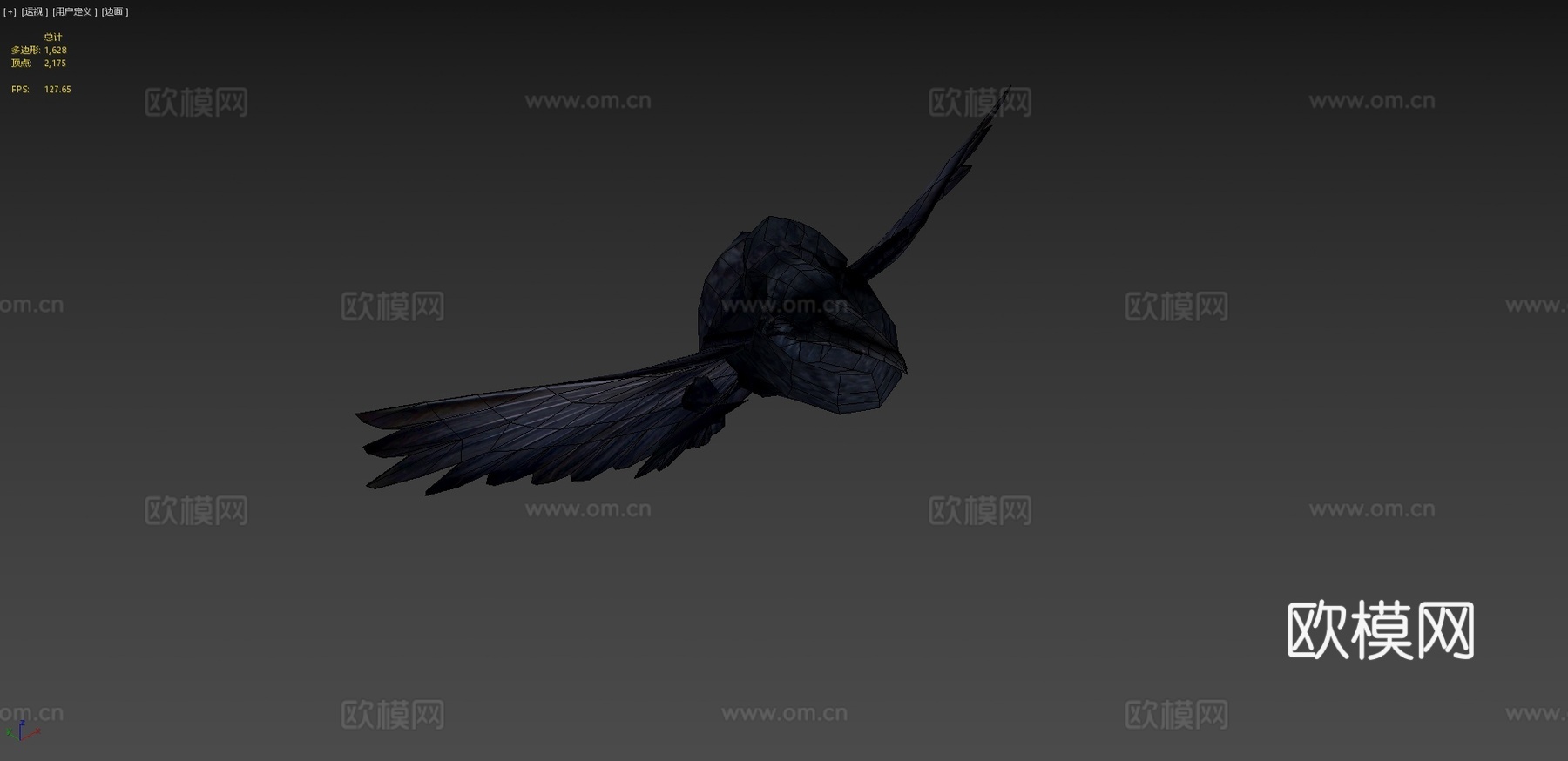 梅德休乌鸦3d模型
