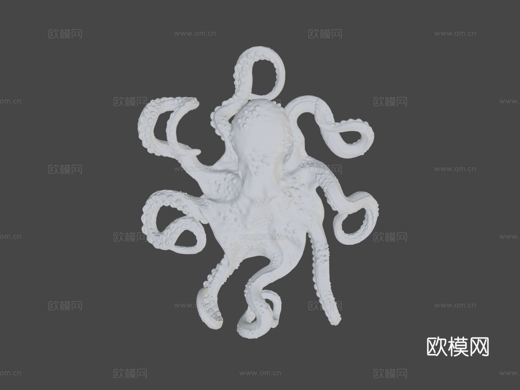 章鱼吊坠3d模型