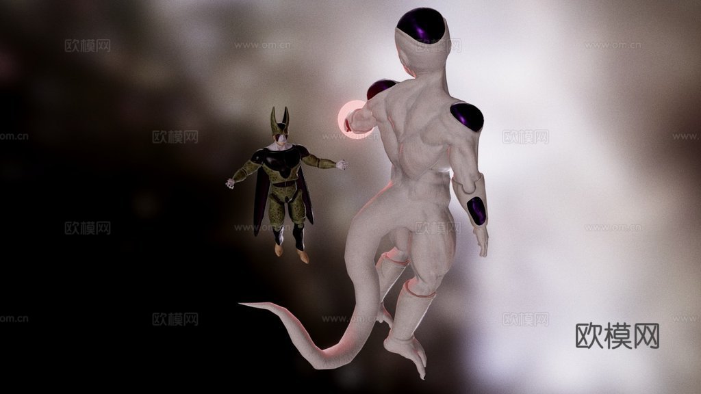 弗利萨vs沙鲁3d模型