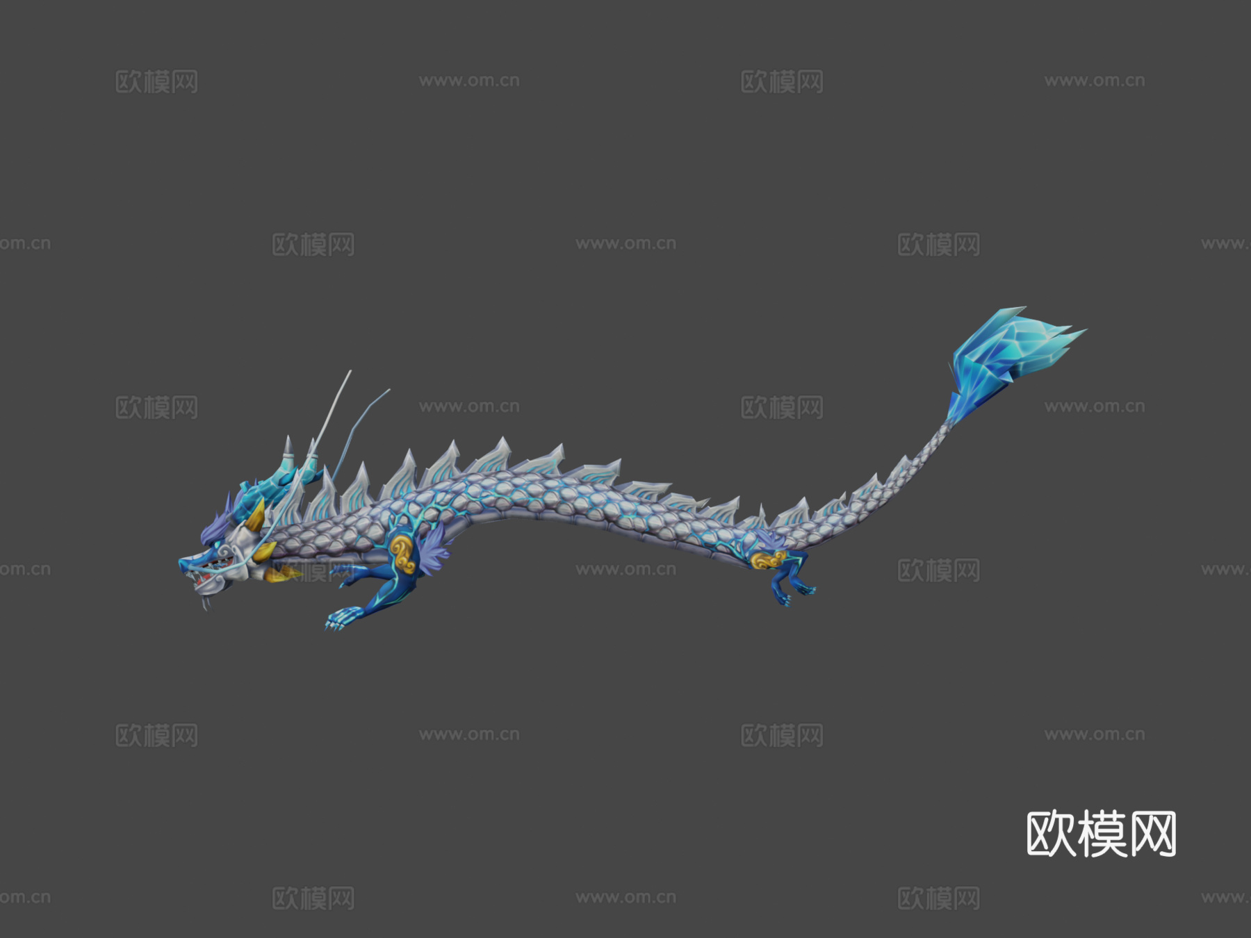 中国银龙3d模型