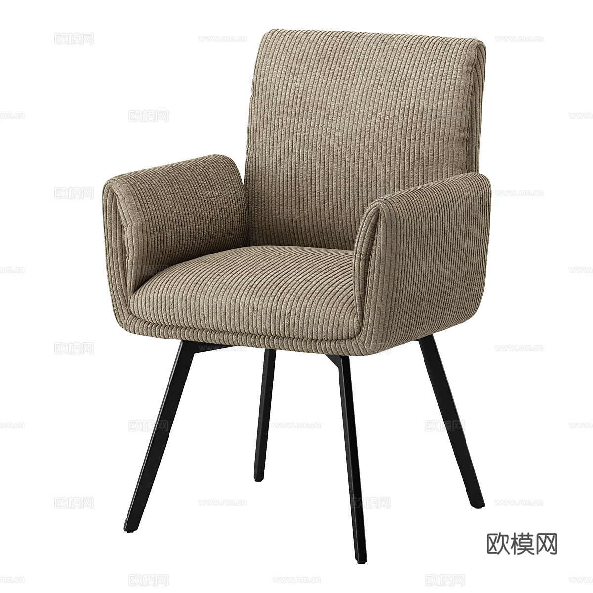 现代简约单人沙发 单人沙发 简约沙发 客厅沙发3d模型