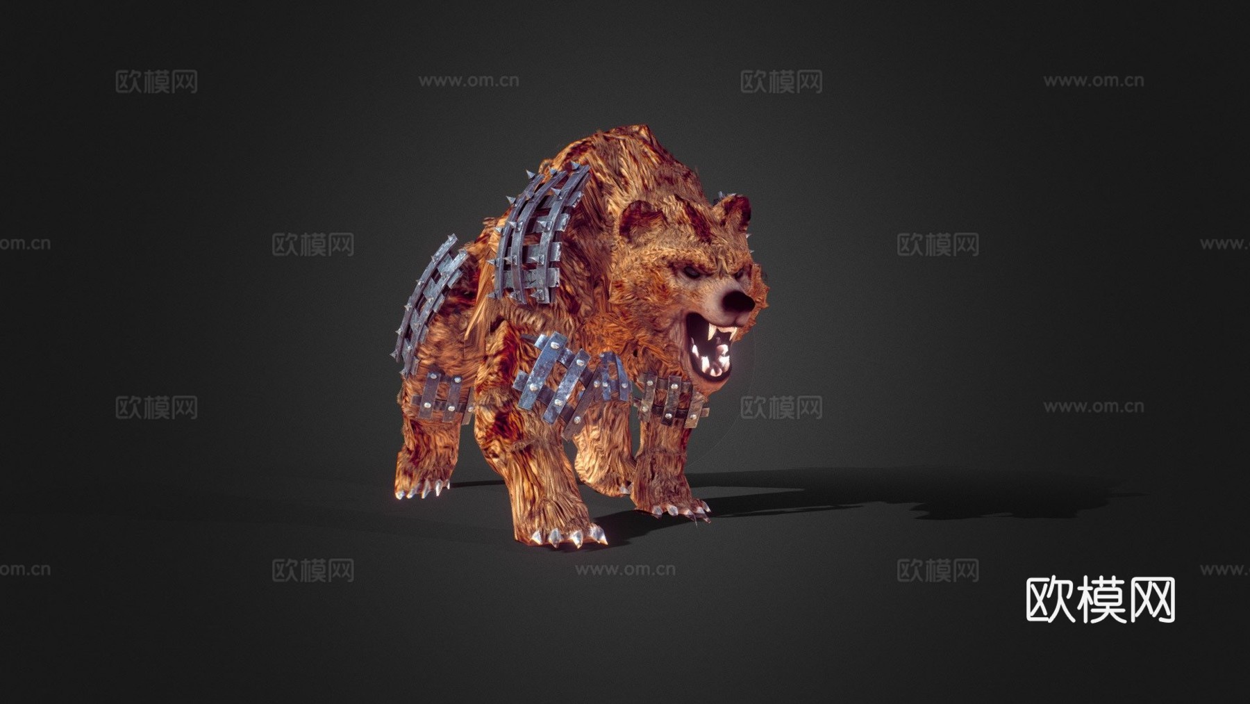 装甲灵熊3d模型