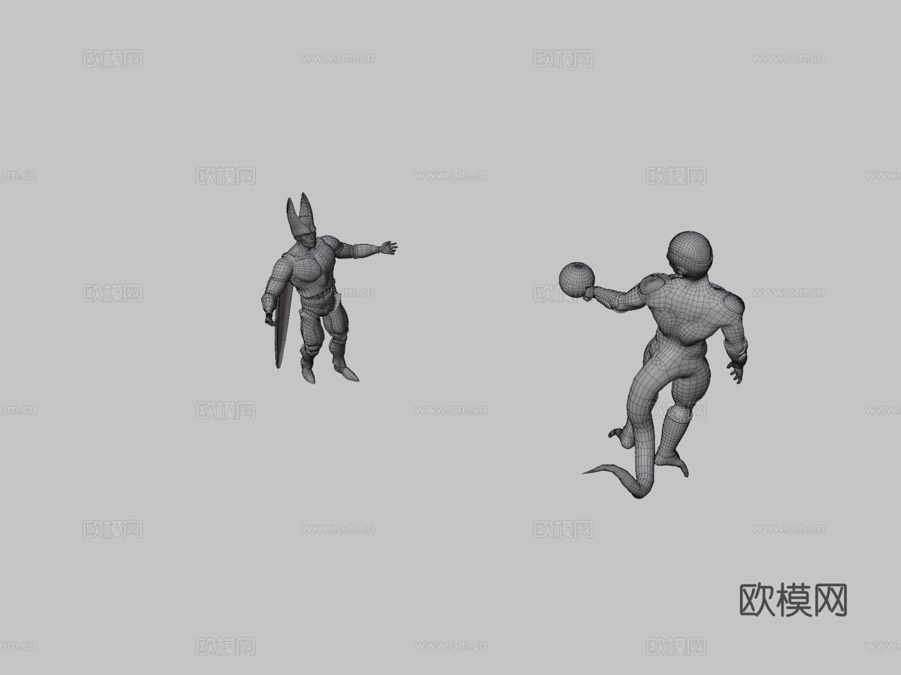 弗利萨vs沙鲁3d模型