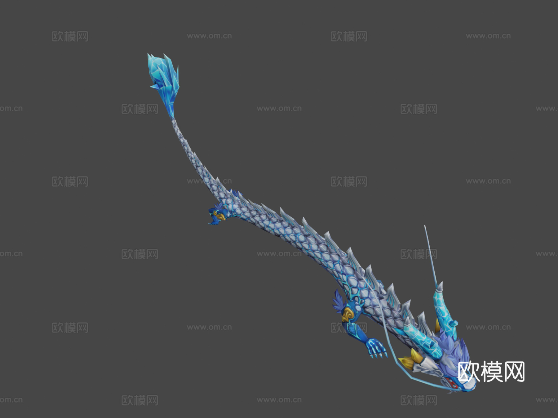 中国银龙3d模型