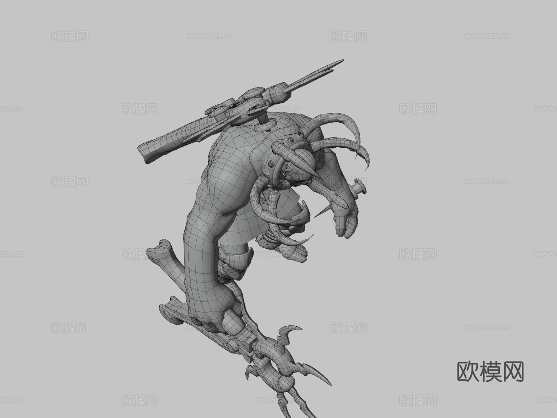 伊格南怪物3d模型