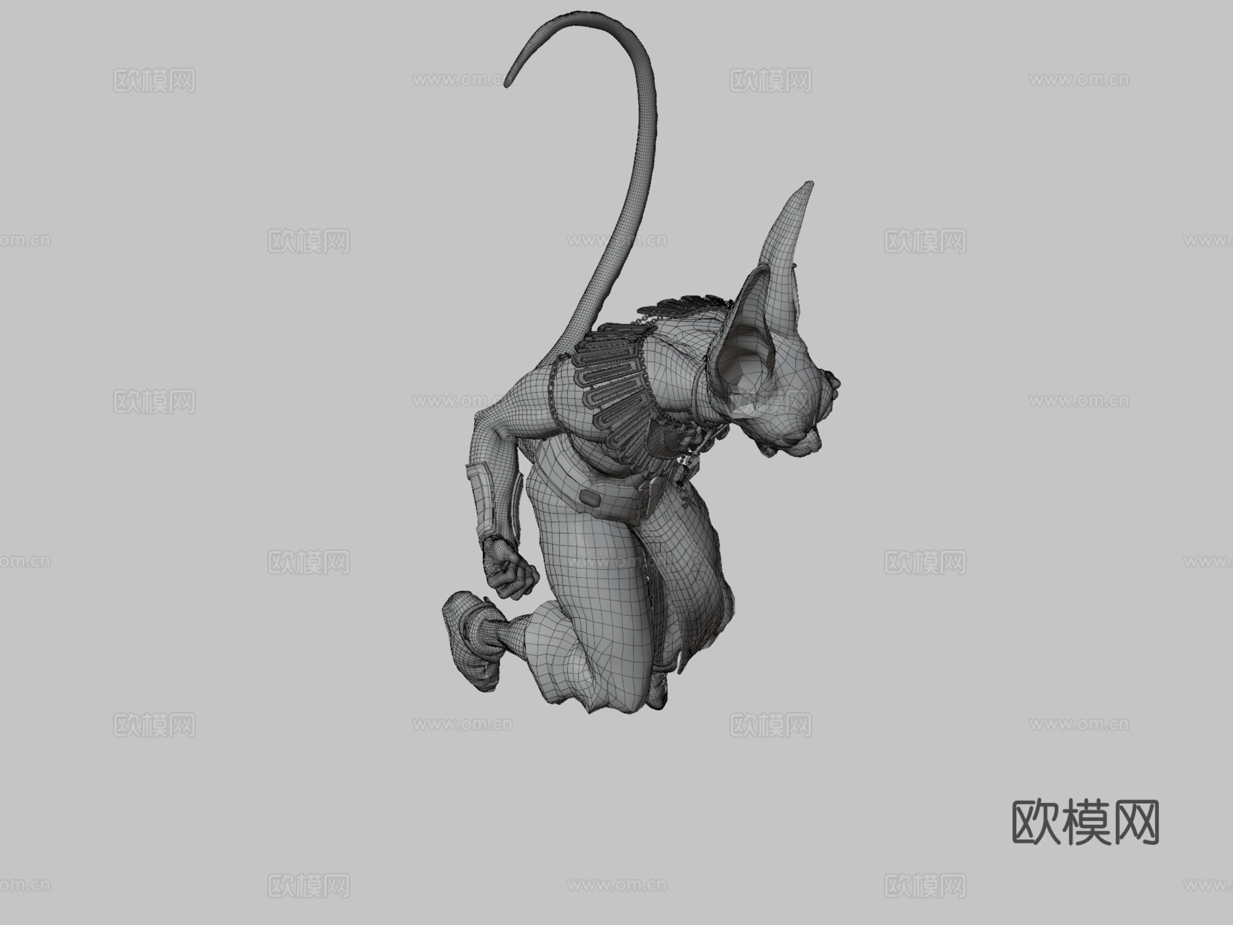 比鲁斯高清3D雕塑3d模型