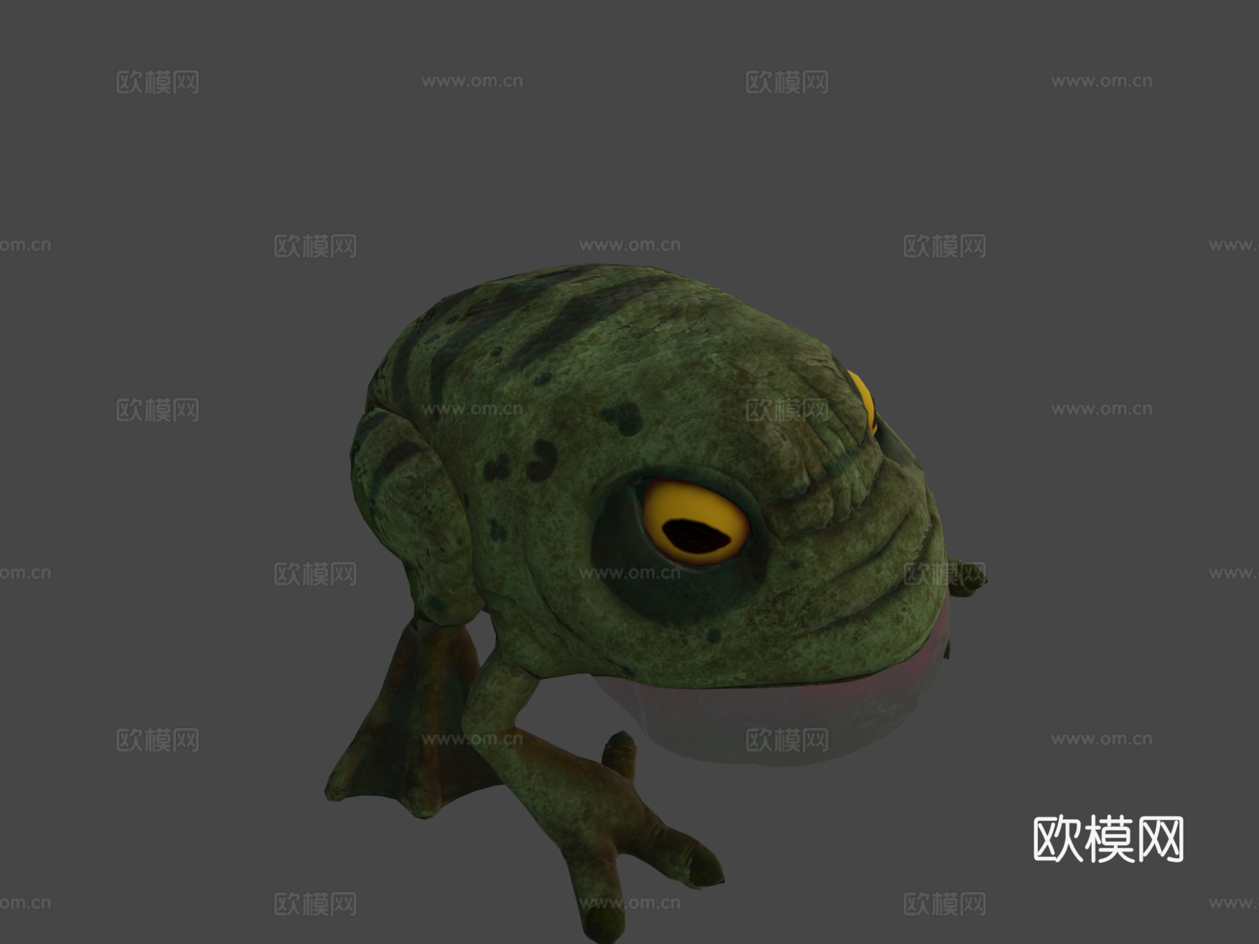 青蛙3d模型