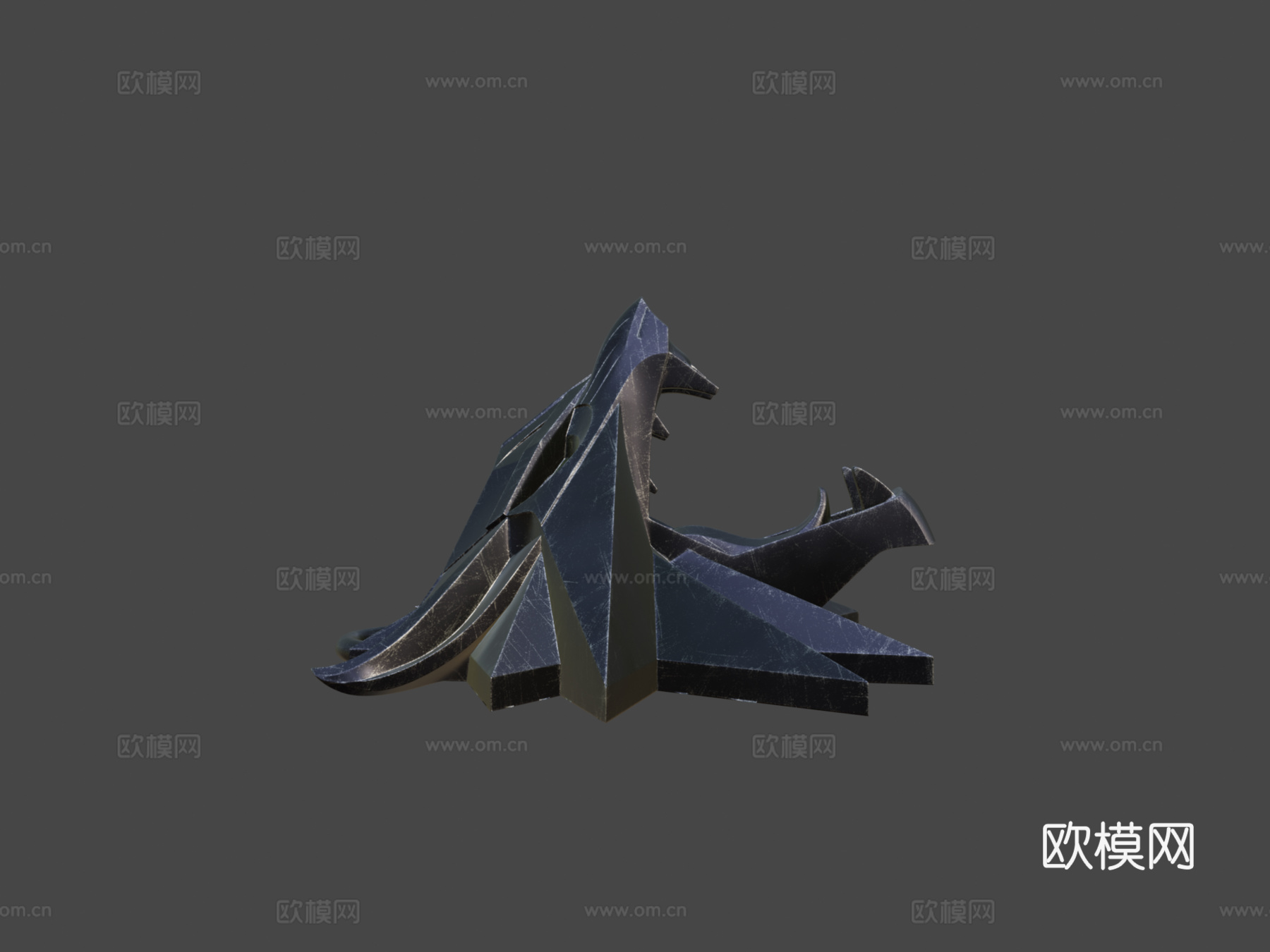 巫师徽章3d模型