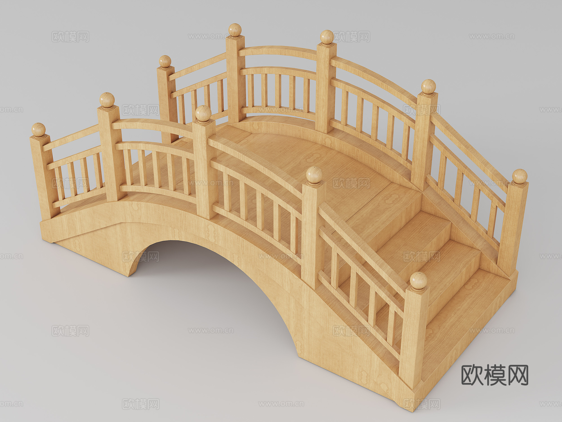 小木桥3d模型