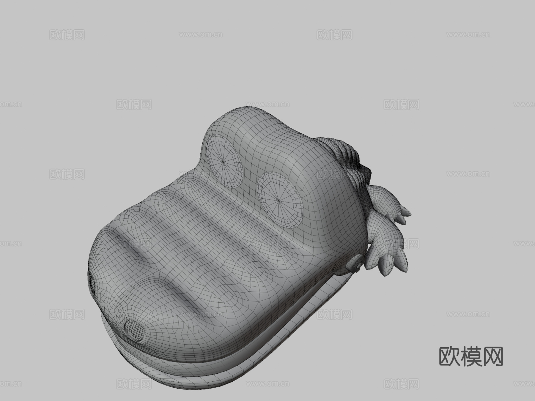鳄鱼医生玩具3d模型