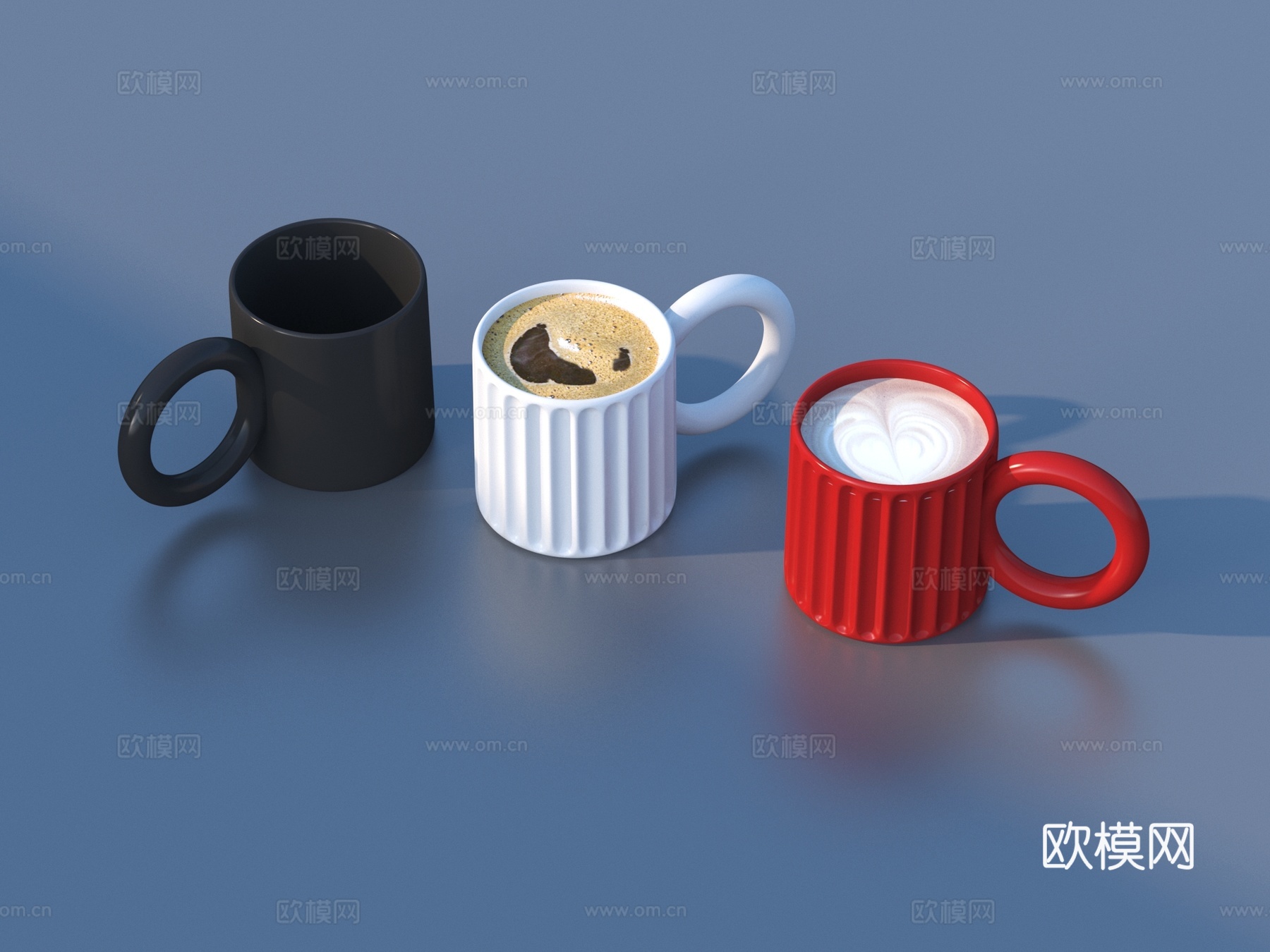 杯子 咖啡 咖啡杯3d模型